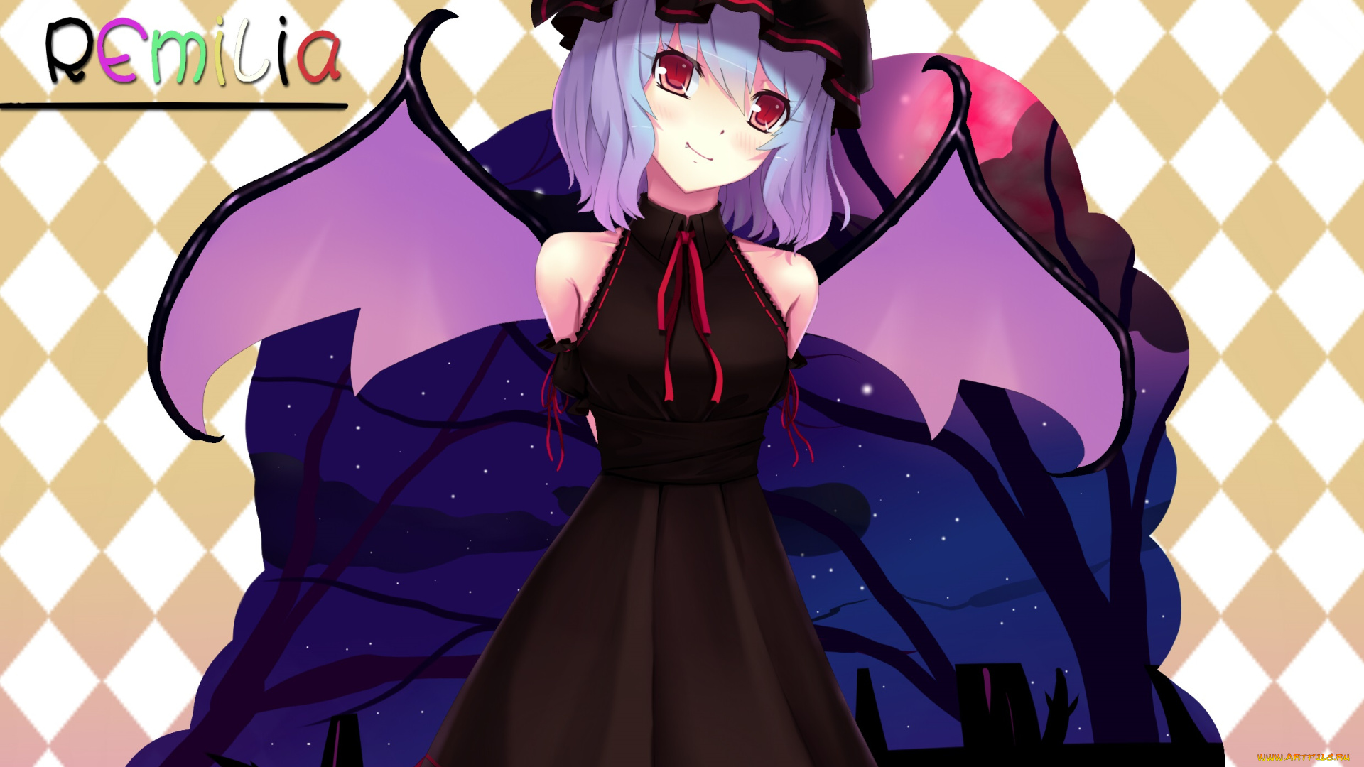 аниме, touhou, девочка