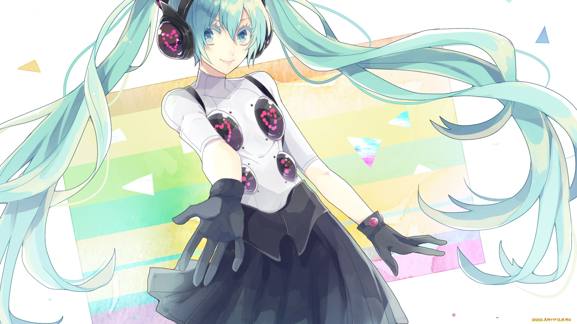 аниме, vocaloid, hatsune, miku