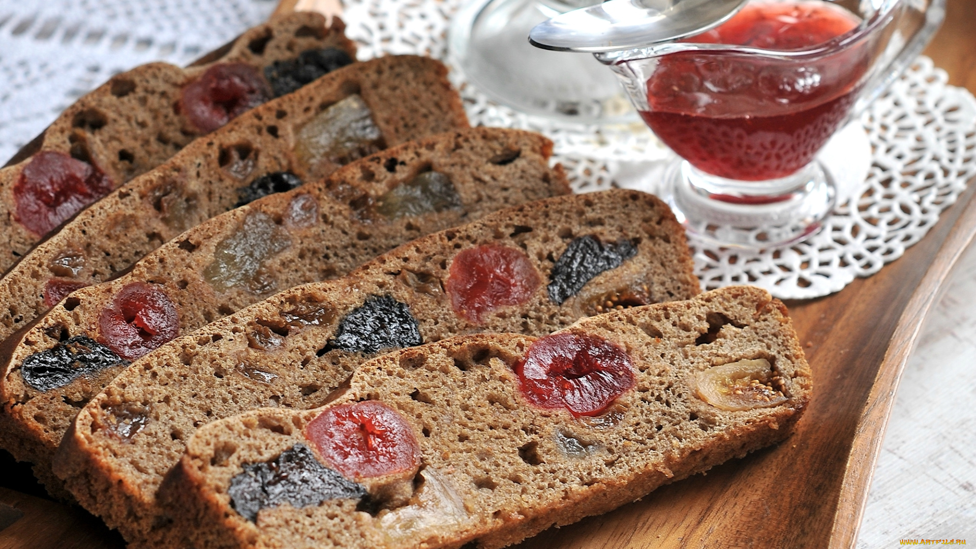 еда, пироги, джем, сухофрукты, хлеб