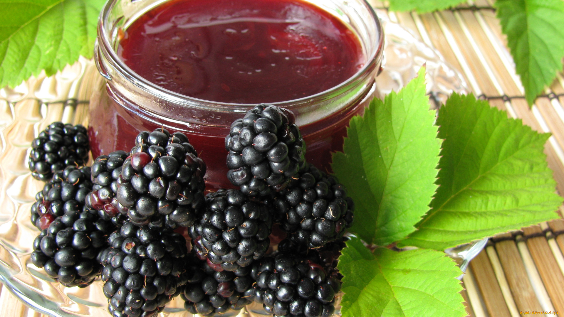 ежевика, еда, ягоды, варенье
