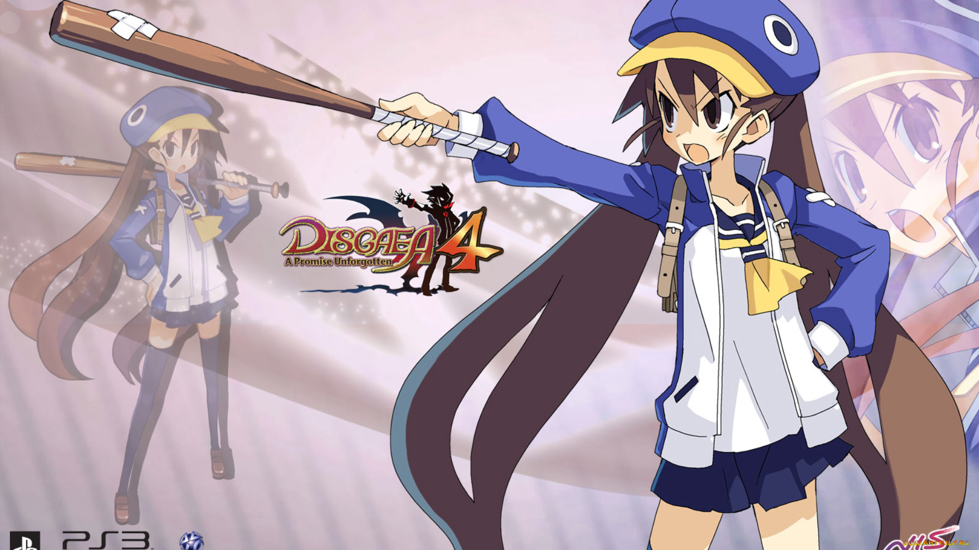 netherworld, battle, chronicle, , disgaea, аниме, фон, взгляд, девушки