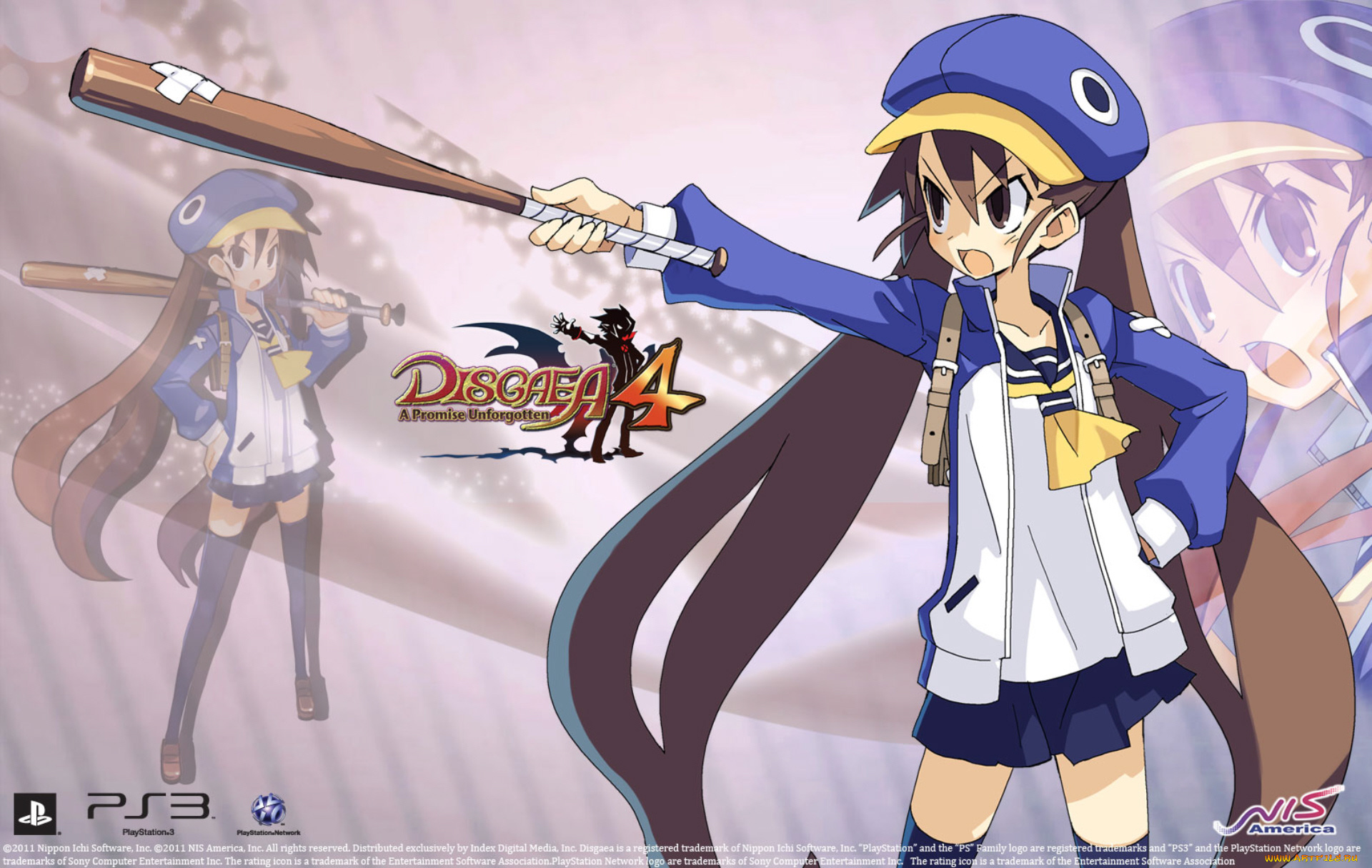 netherworld, battle, chronicle, , disgaea, аниме, фон, взгляд, девушки