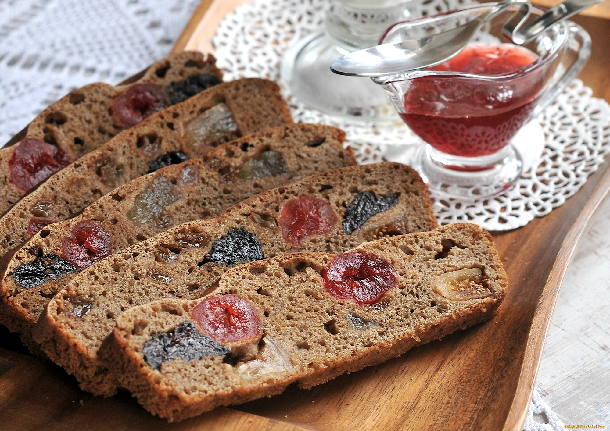 еда, пироги, джем, сухофрукты, хлеб