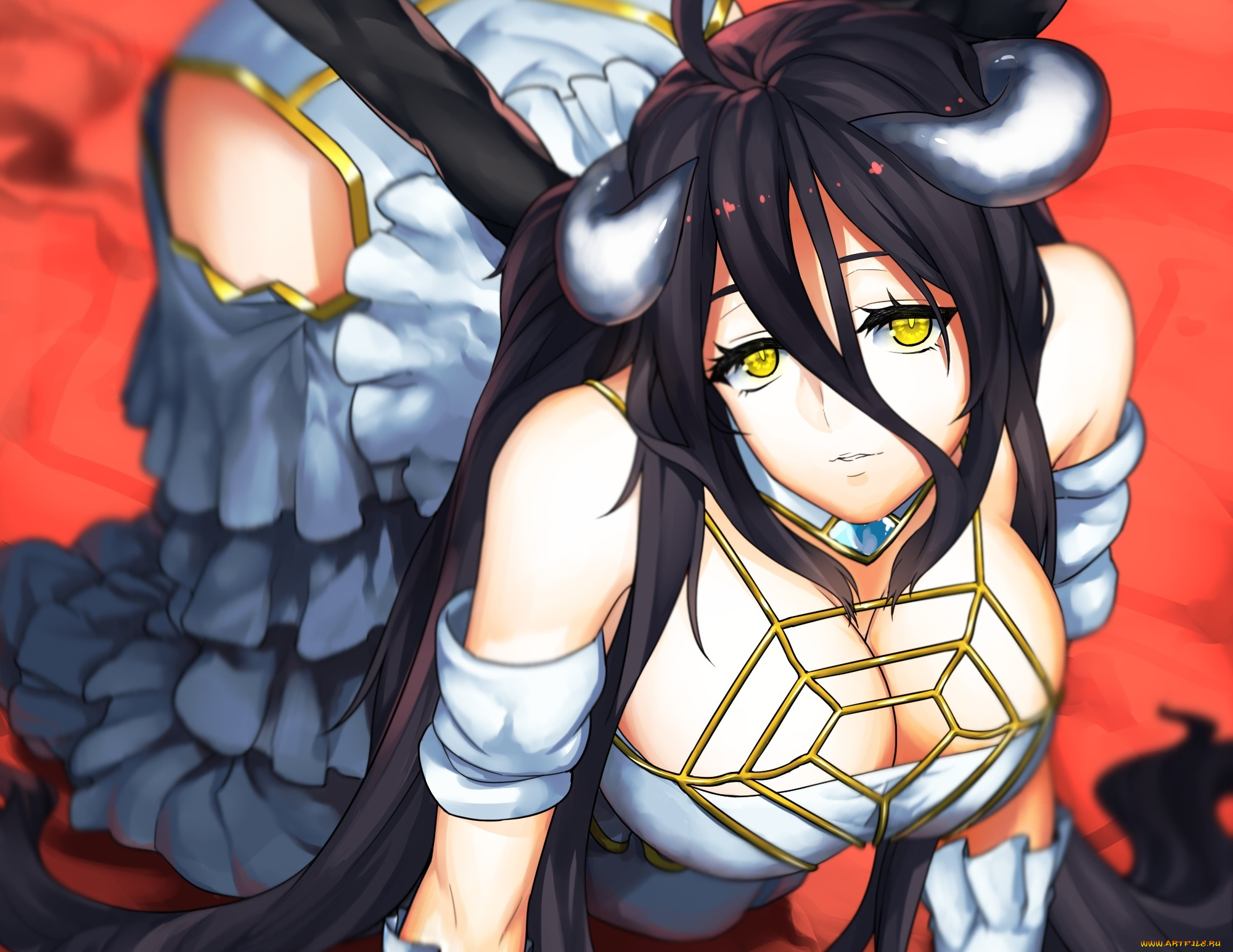 аниме, overlord, альбедо