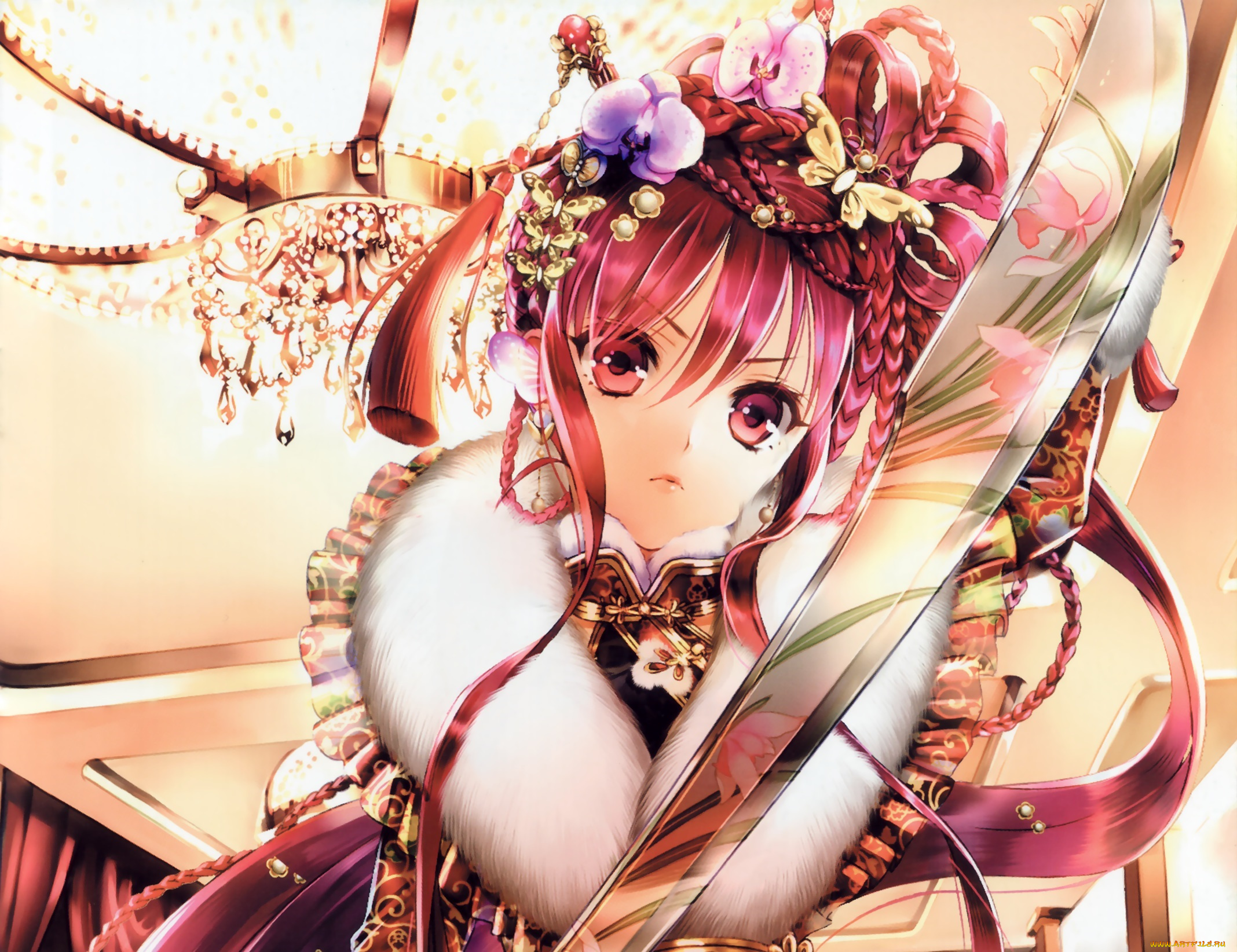 аниме, furyou, michi, gang, road, девушка