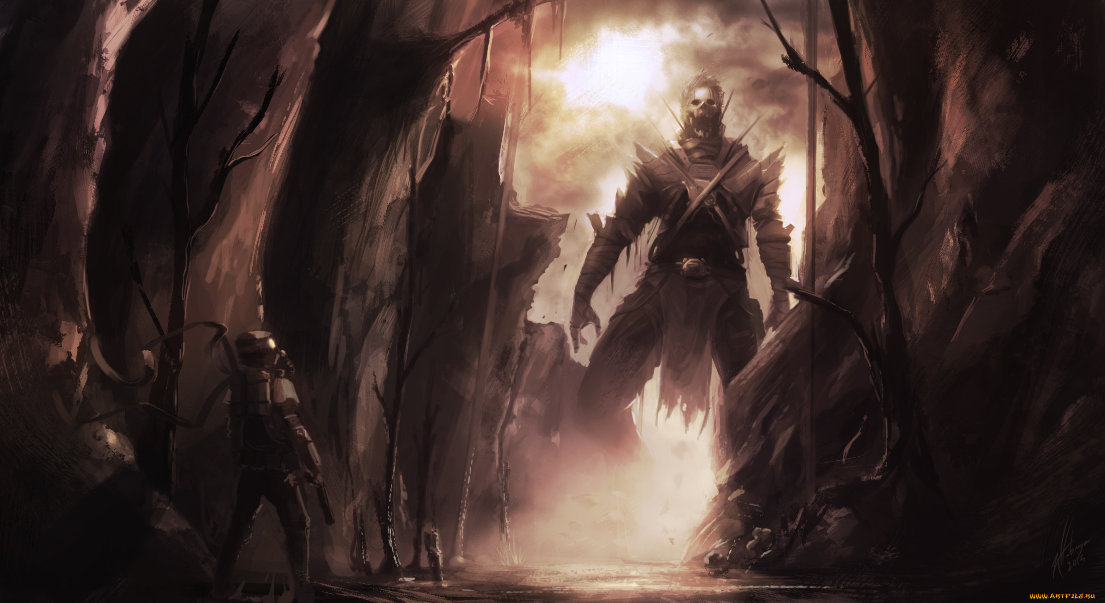 фэнтези, нежить, человек, гигант, монстр