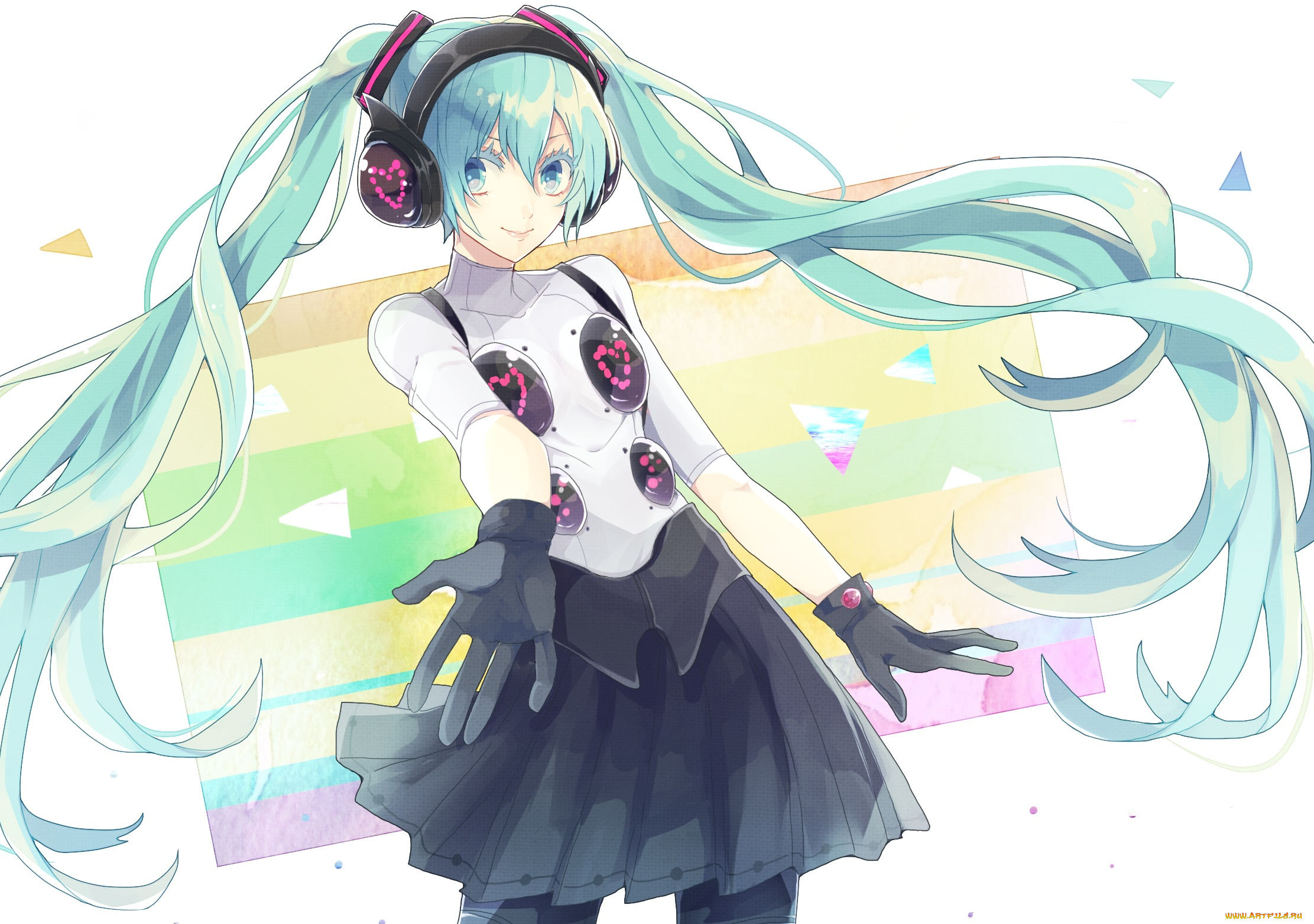 аниме, vocaloid, hatsune, miku