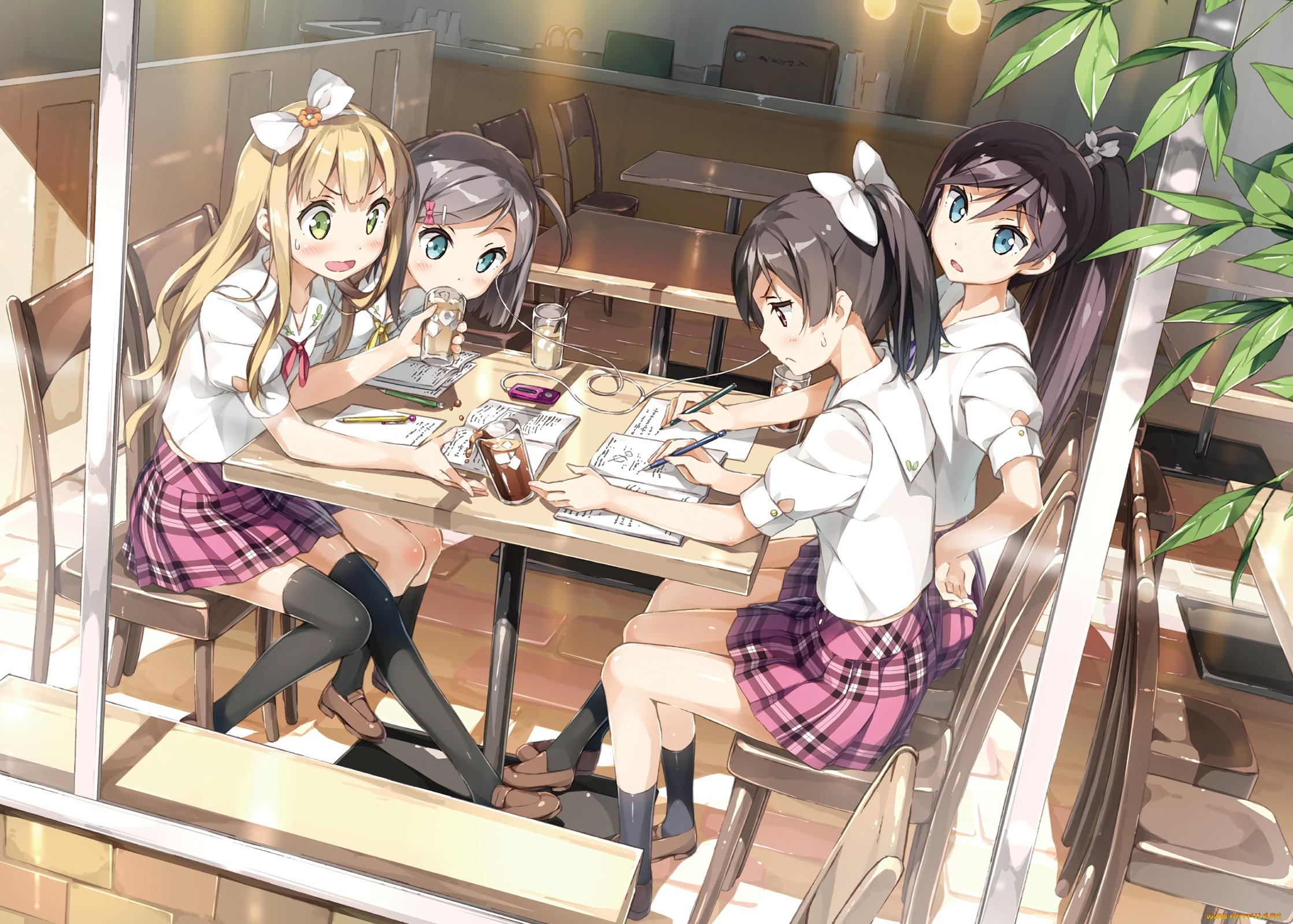 аниме, kantoku, , artbook, hentai, ouji, to, warawanai, neko