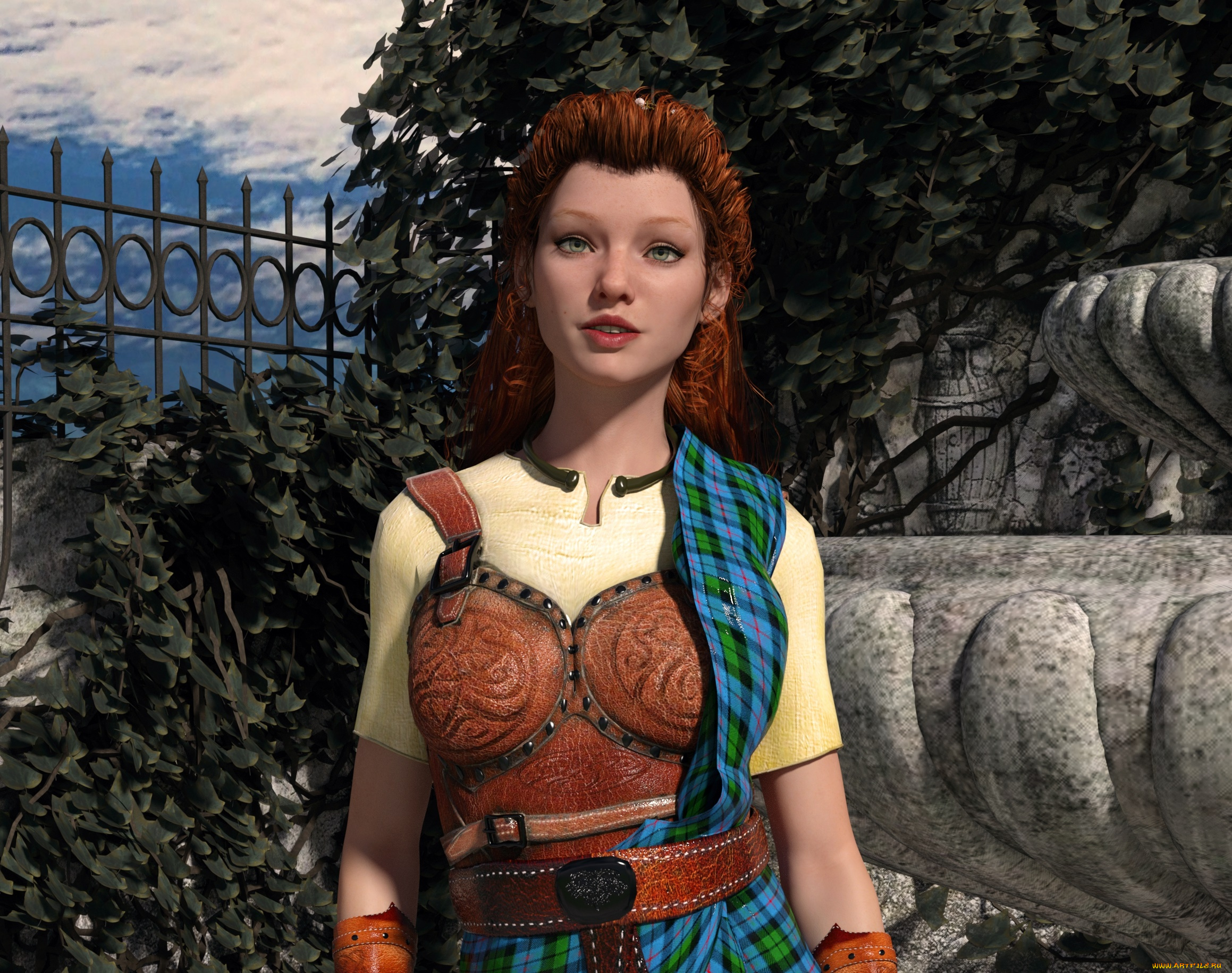 3д, графика, люди, , people, фон, взгляд, девушка