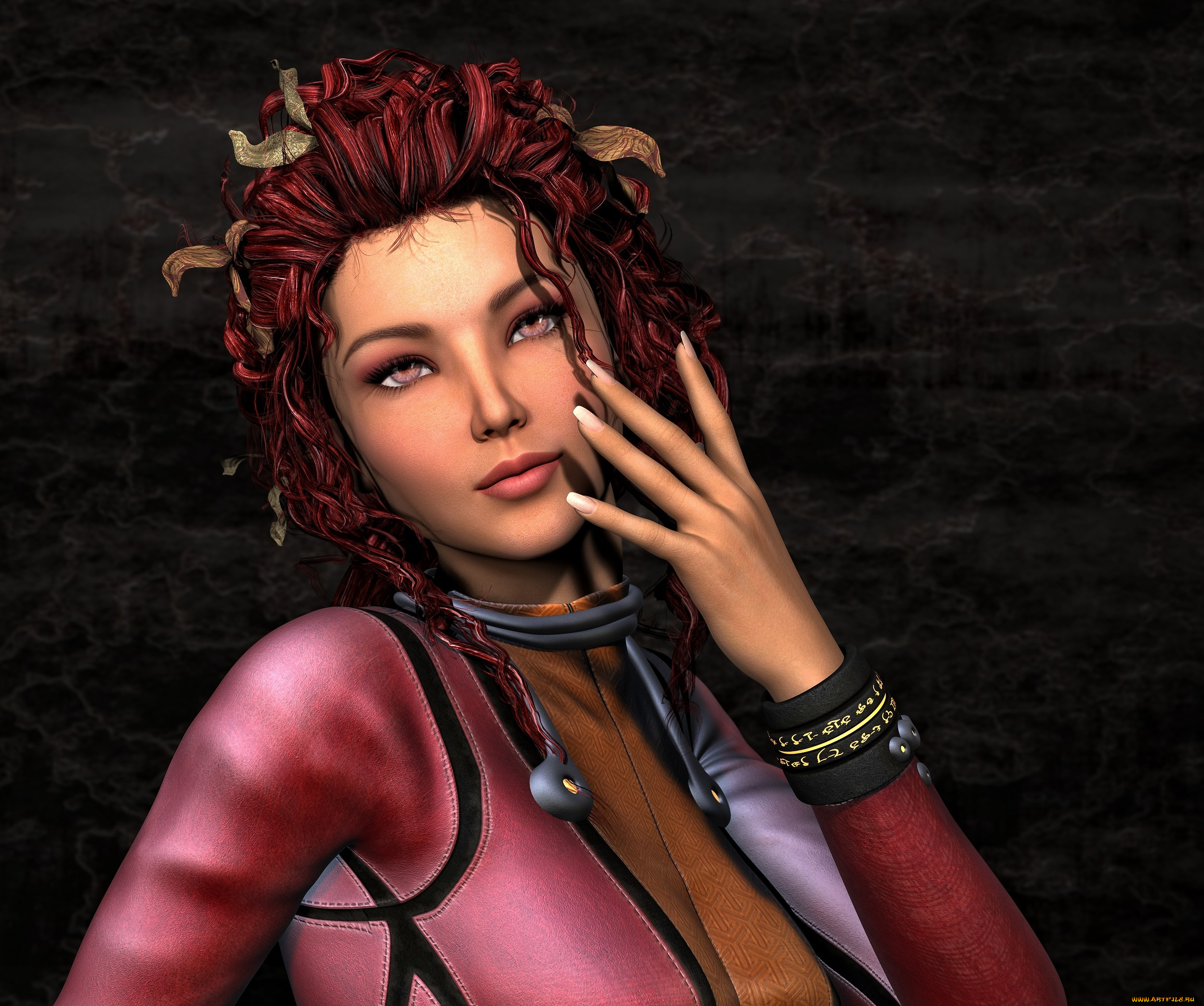 3д, графика, люди, , people, фон, девушка, взгляд