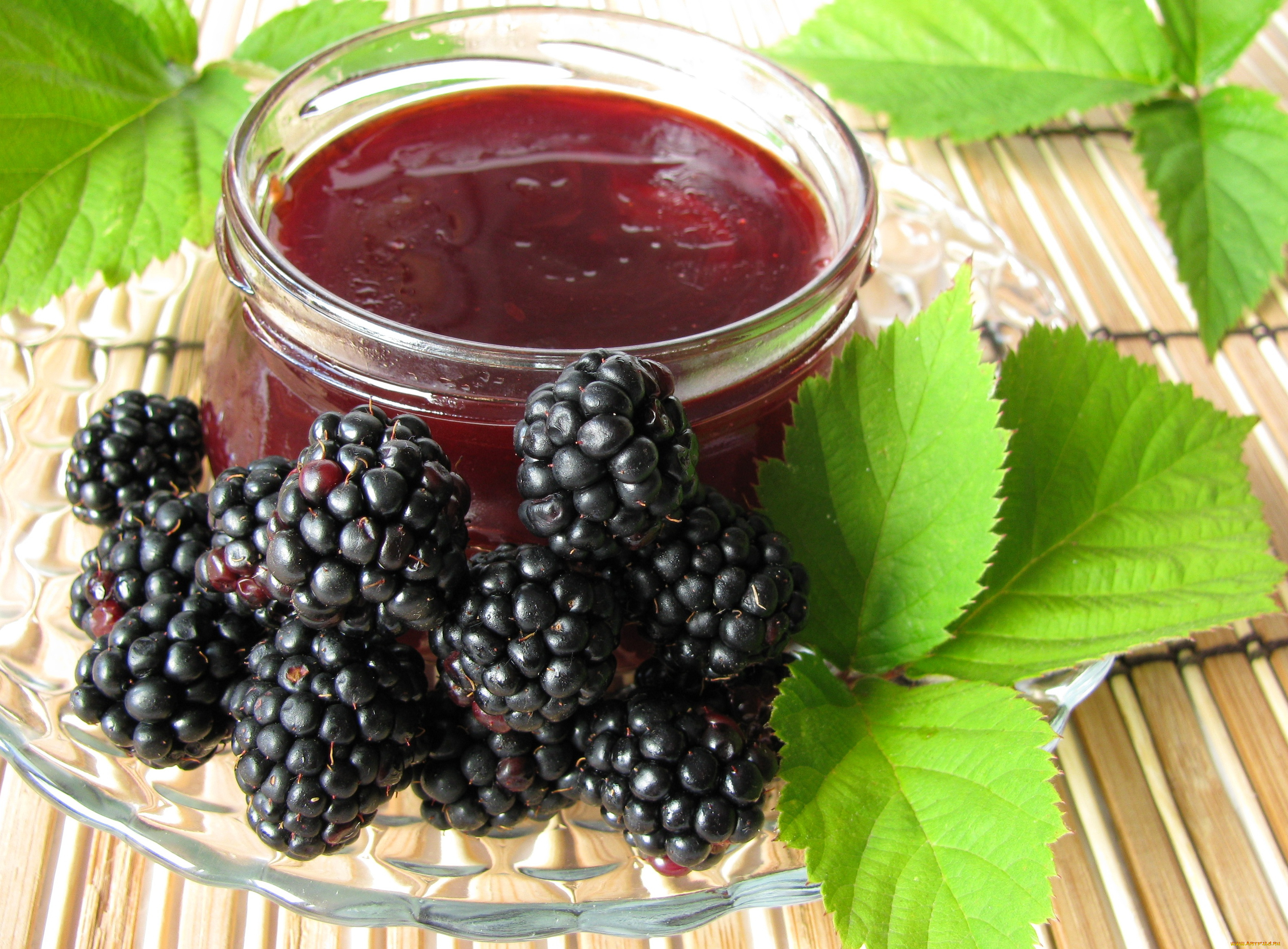 ежевика, еда, ягоды, варенье