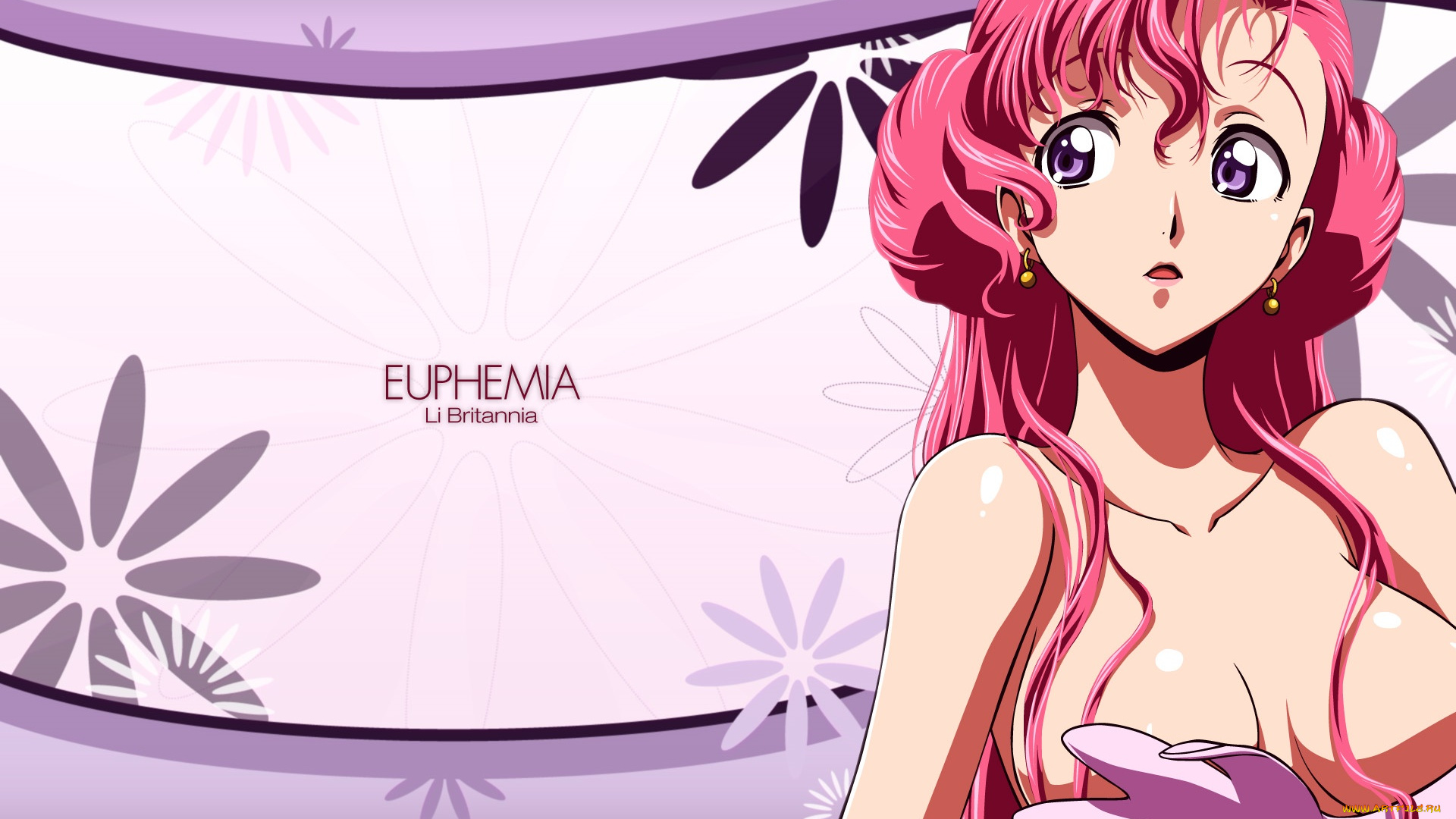 аниме, code, geass, фон, взгляд, девушка