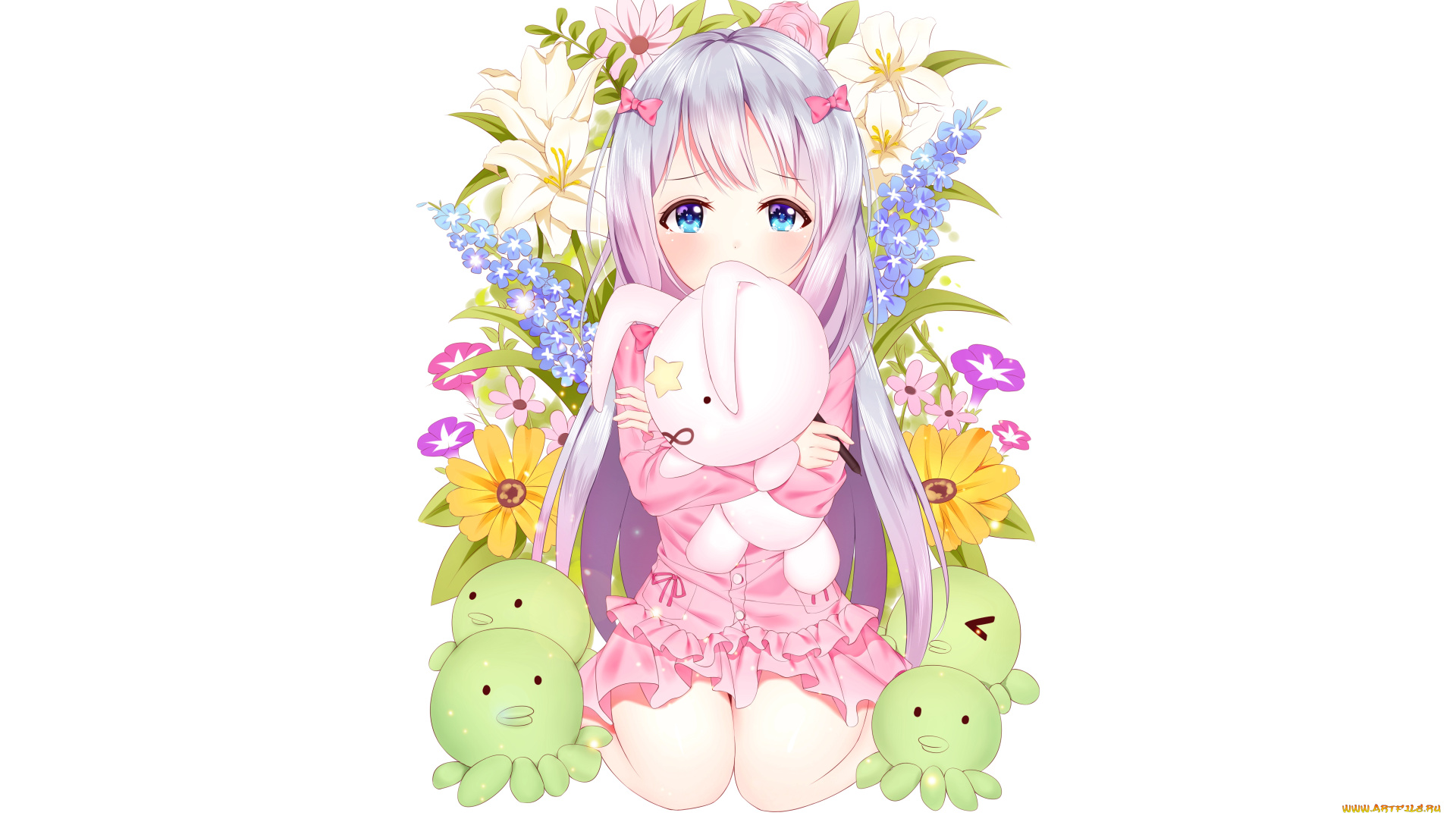 аниме, eromanga-sensei, девушка, фон, взгляд