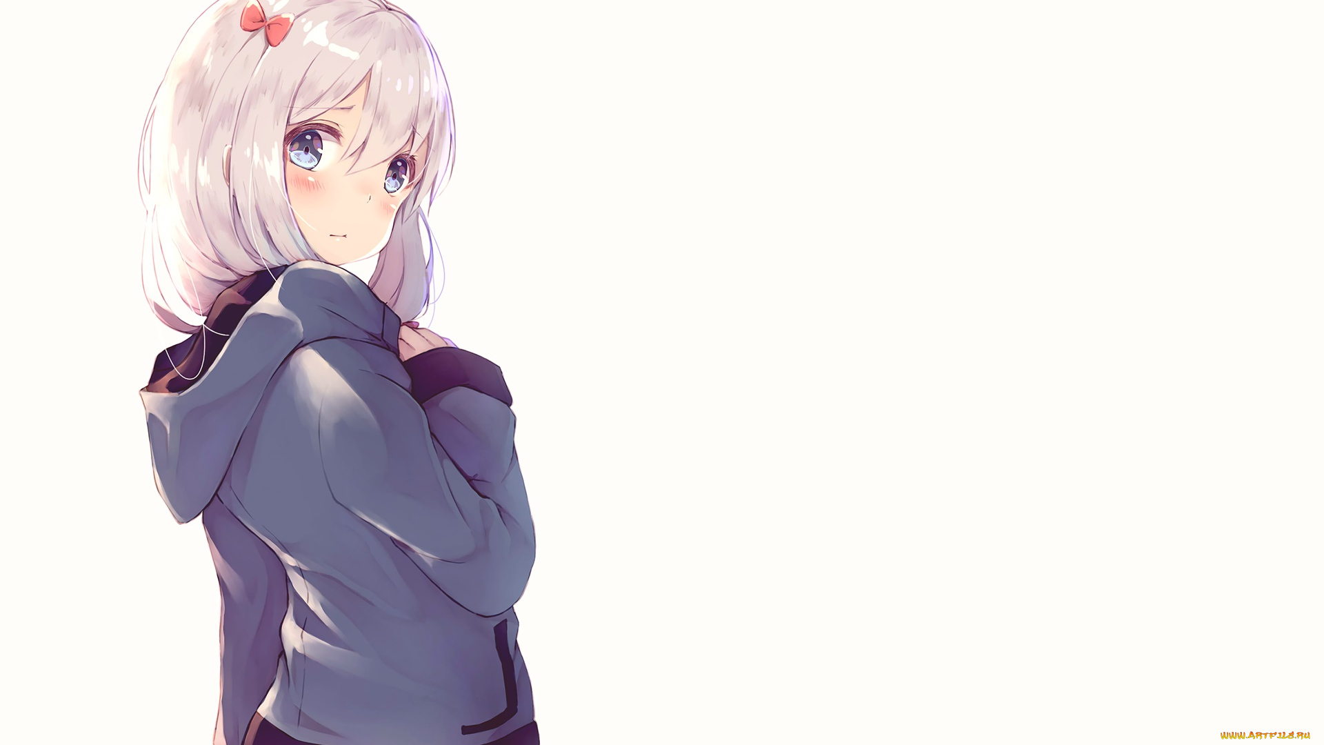 аниме, eromanga-sensei, фон, взгляд, девушка