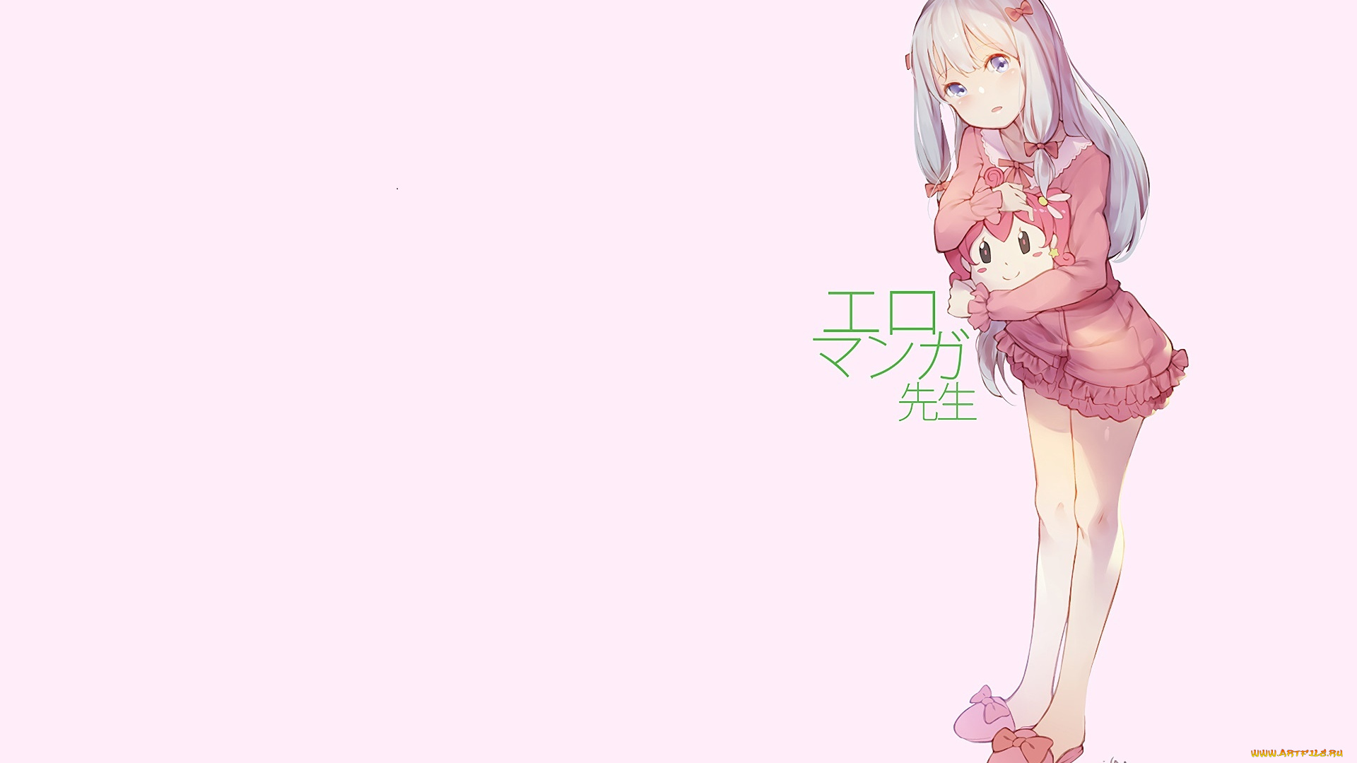 аниме, eromanga-sensei, взгляд, фон, девушка