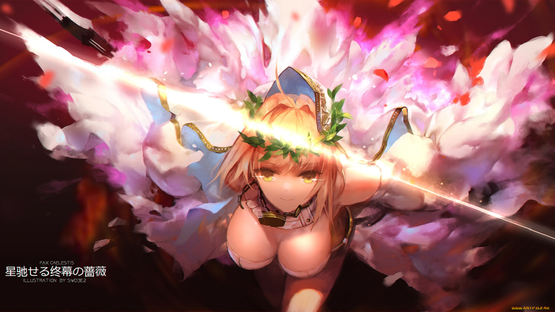 аниме, fate, stay, night, saber, bride