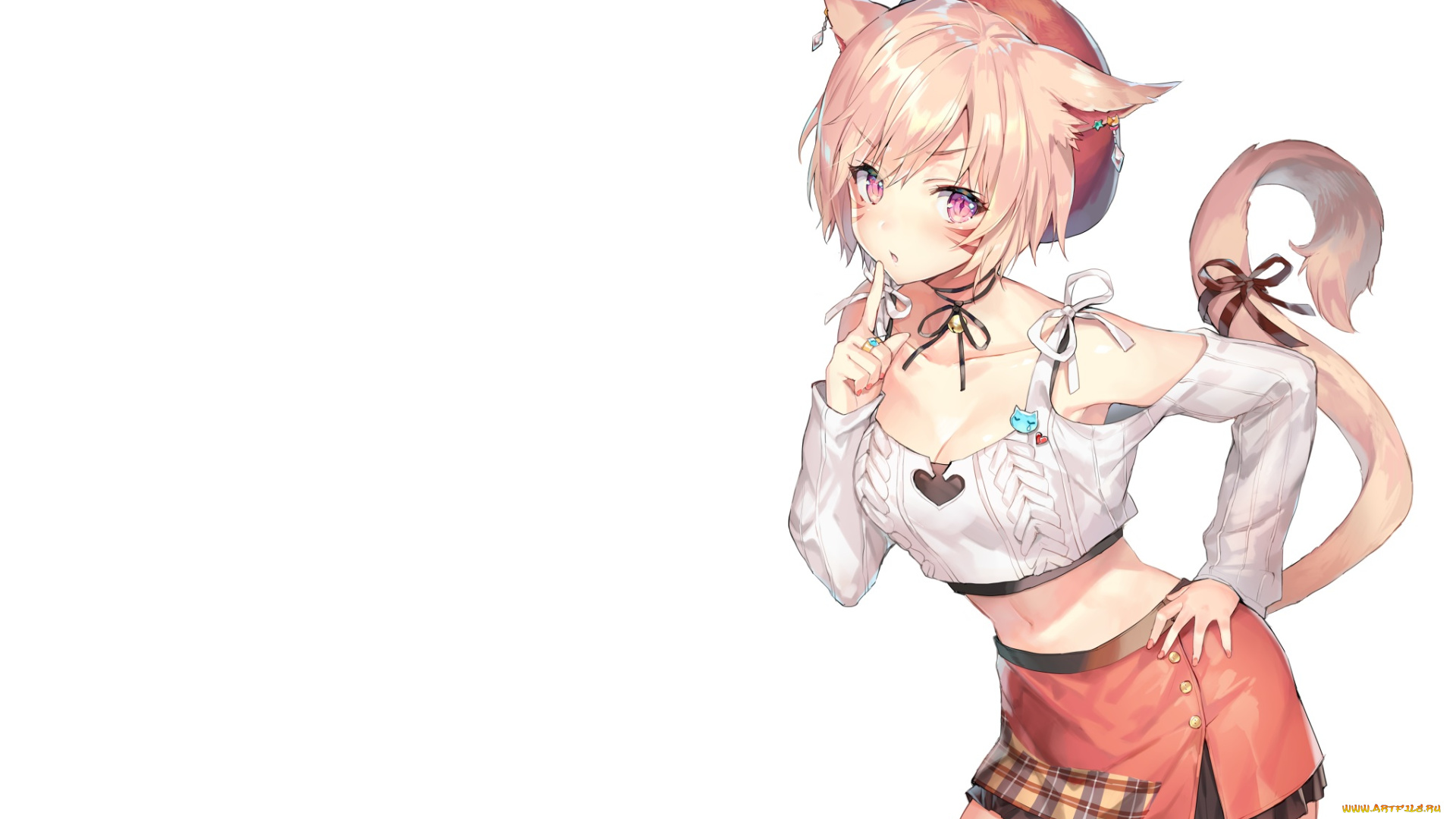 аниме, final, fantasy, miqo'te