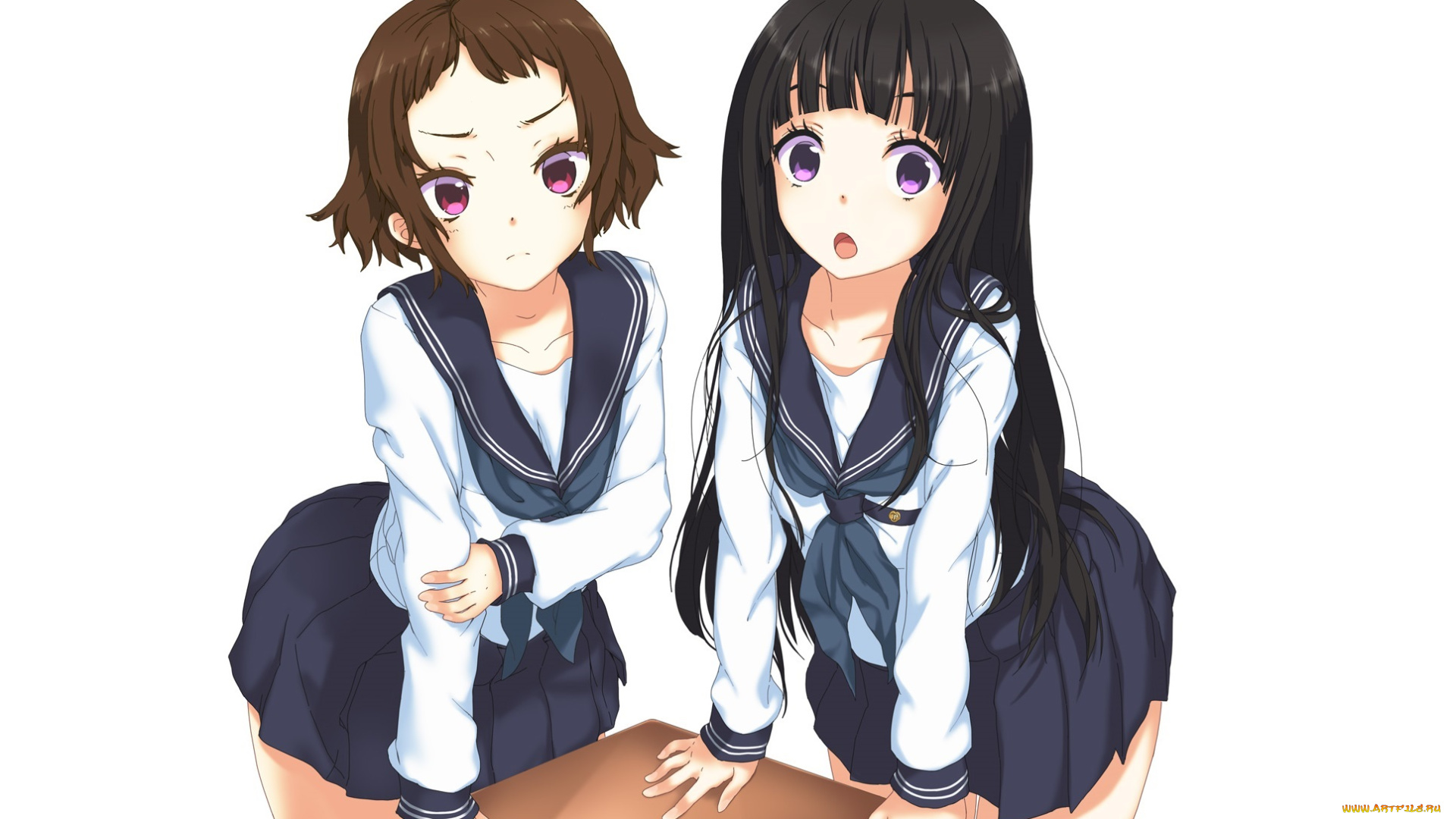 аниме, hyouka, девочки
