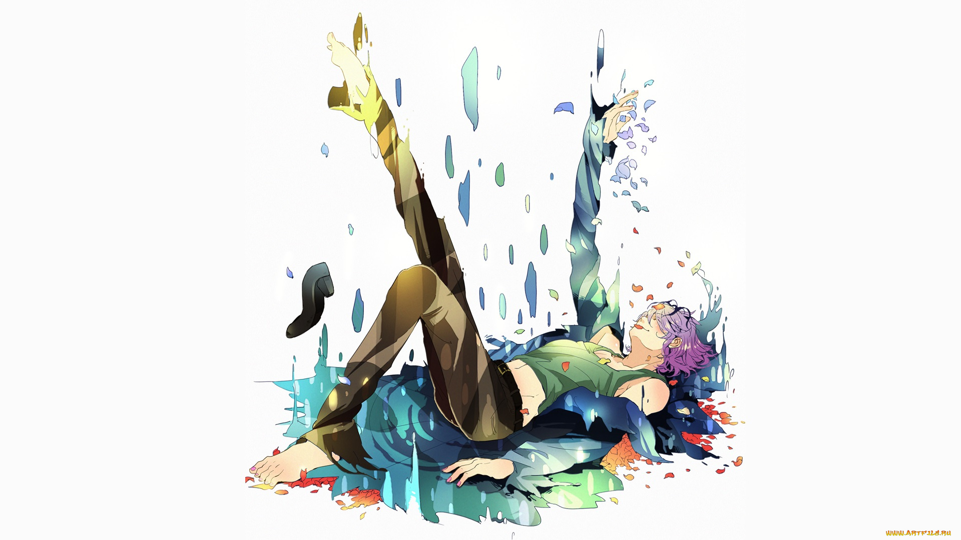 аниме, ib, гарри