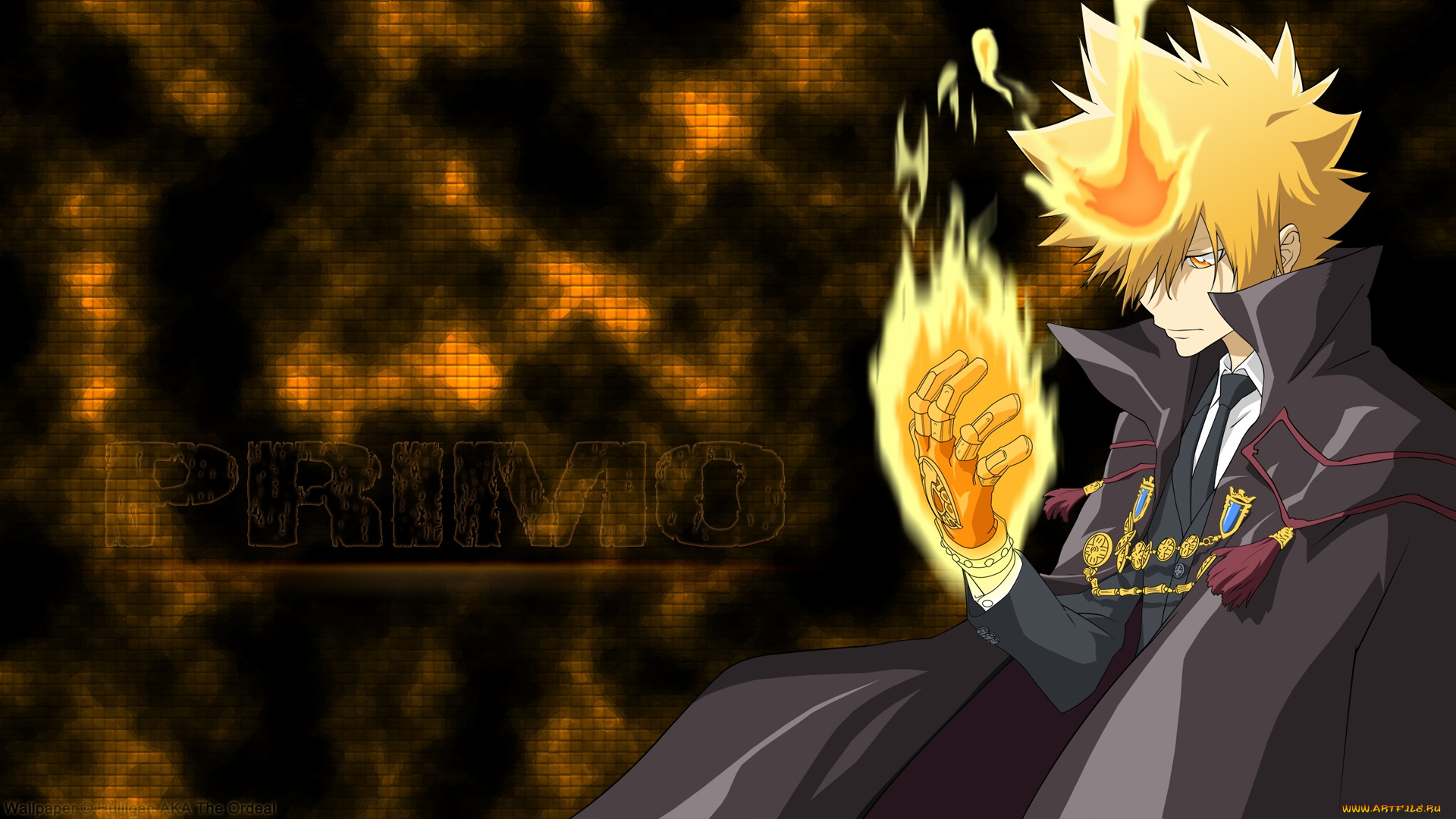 аниме, katekyo, hitman, reborn, примо