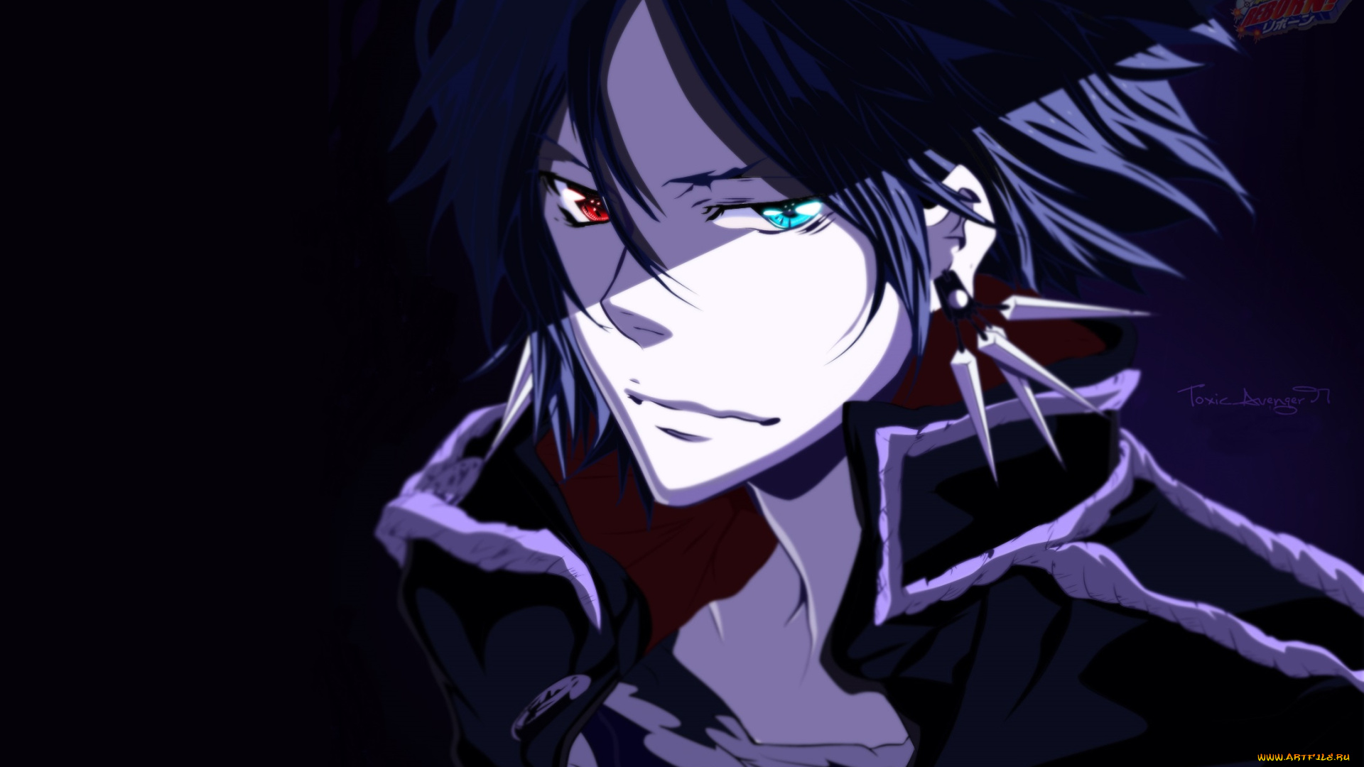 аниме, katekyo, hitman, reborn, рокудо, мукуро