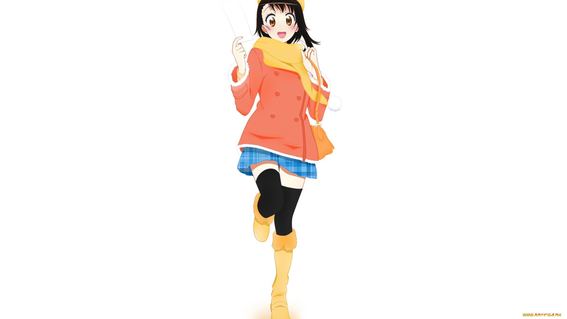 аниме, nisekoi, девушка, фон, взгляд