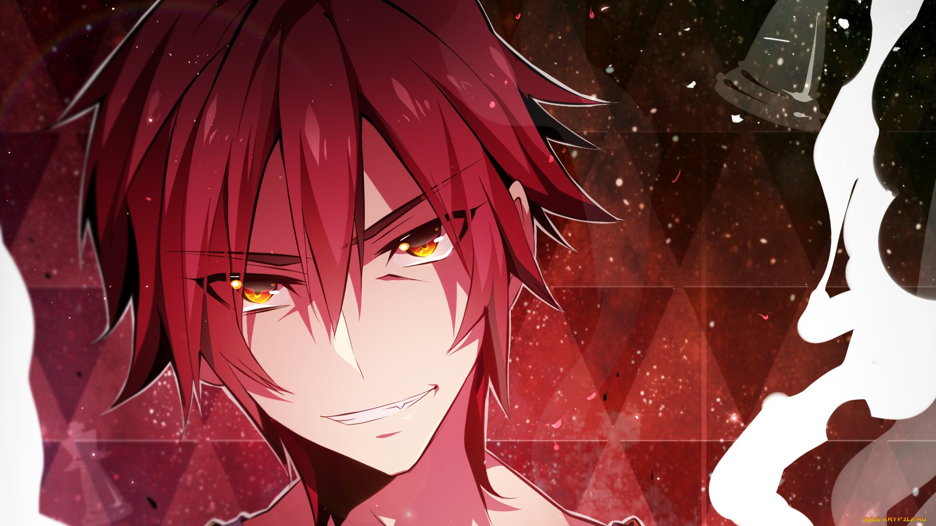 аниме, no, game, no, life, фон, взгляд, девушка