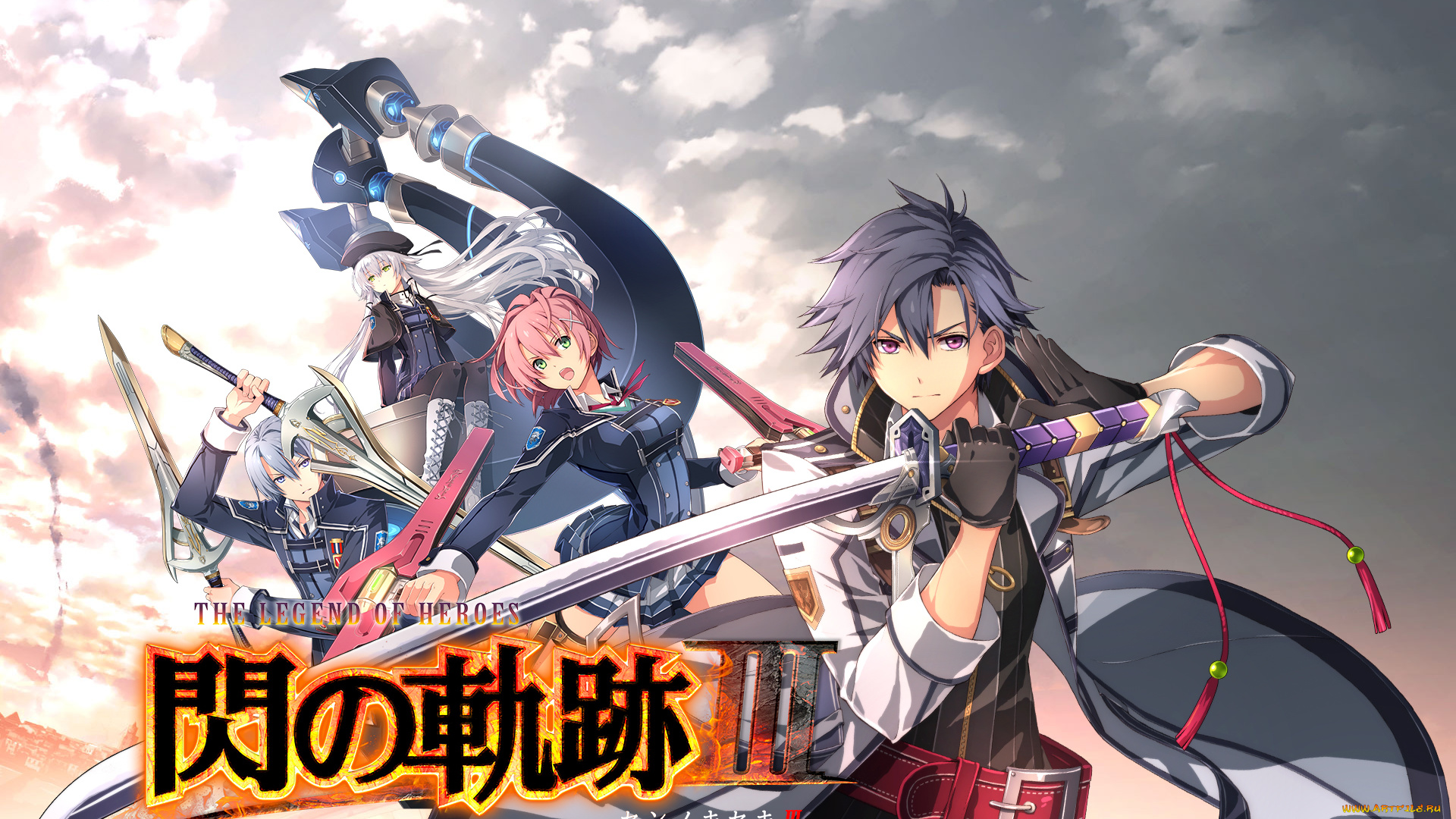 аниме, оружие, , техника, , технологии, rean, schwarzer