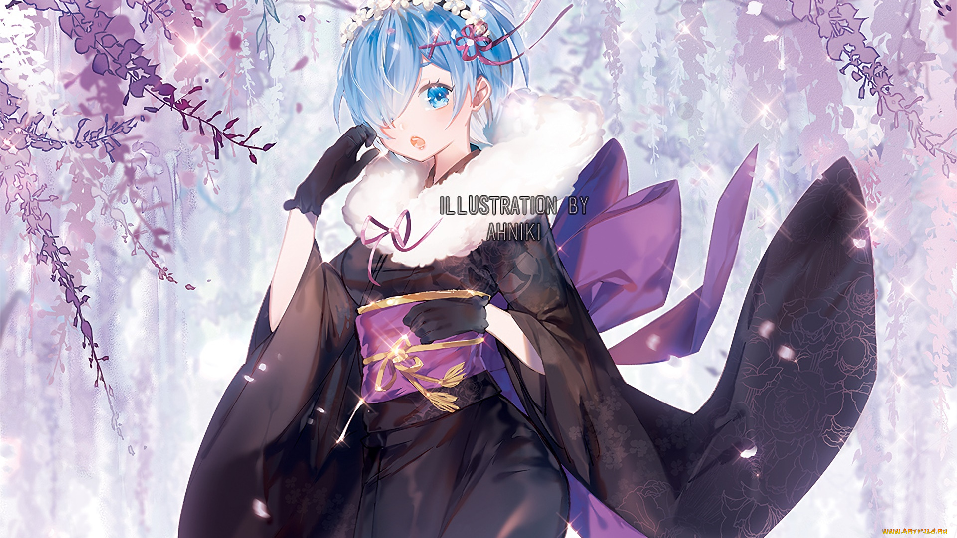 аниме, re, , zero, kara, hajimeru, isekai, seikatsu, девушка, фон, взгляд