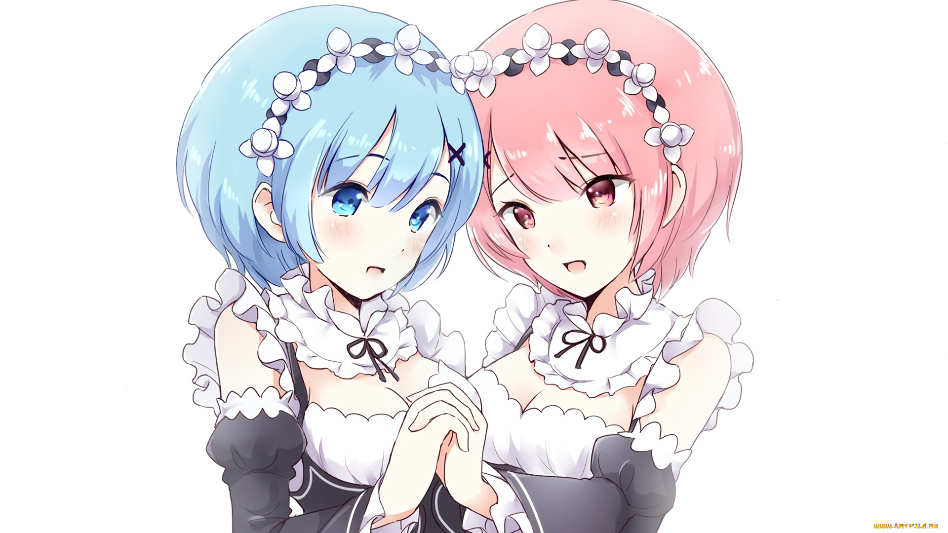 аниме, re, , zero, kara, hajimeru, isekai, seikatsu, фон, взгляд, девушки