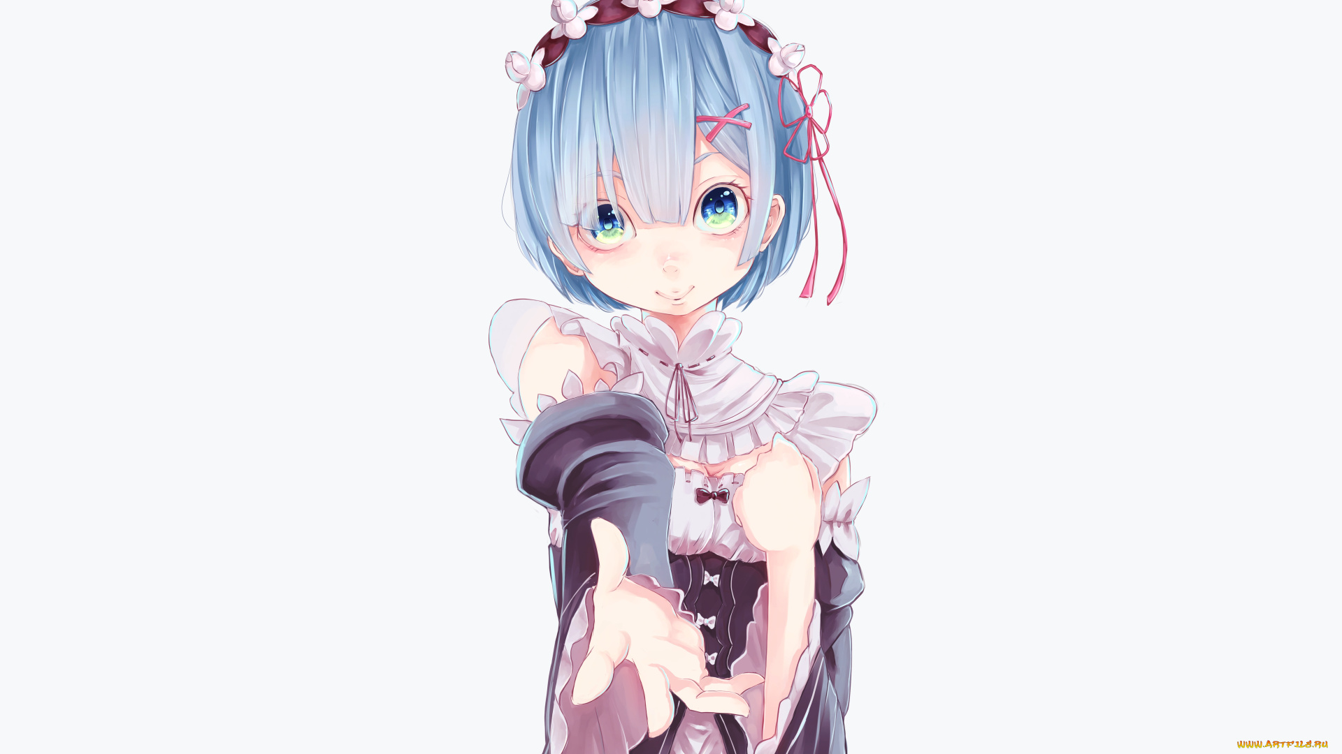 аниме, re, , zero, kara, hajimeru, isekai, seikatsu, фон, взгляд, девушка