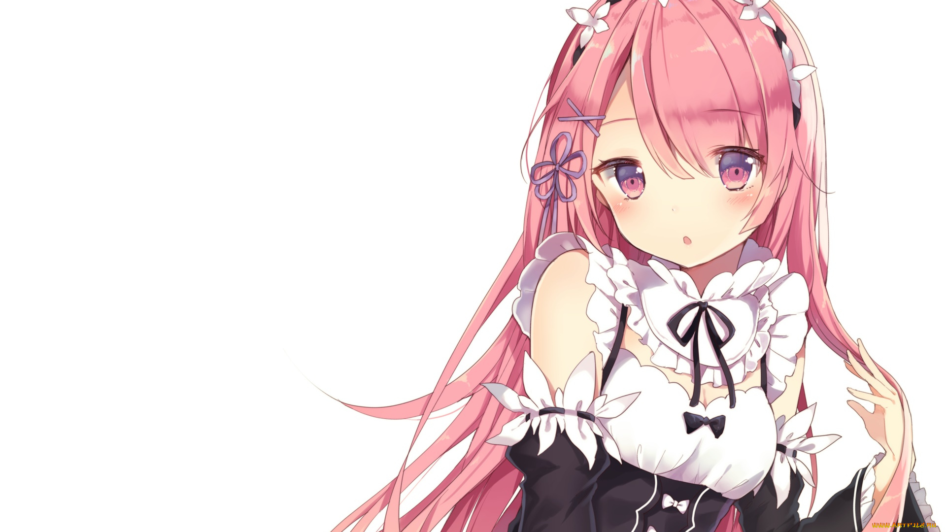 аниме, re, , zero, kara, hajimeru, isekai, seikatsu, фон, девушка, взгляд