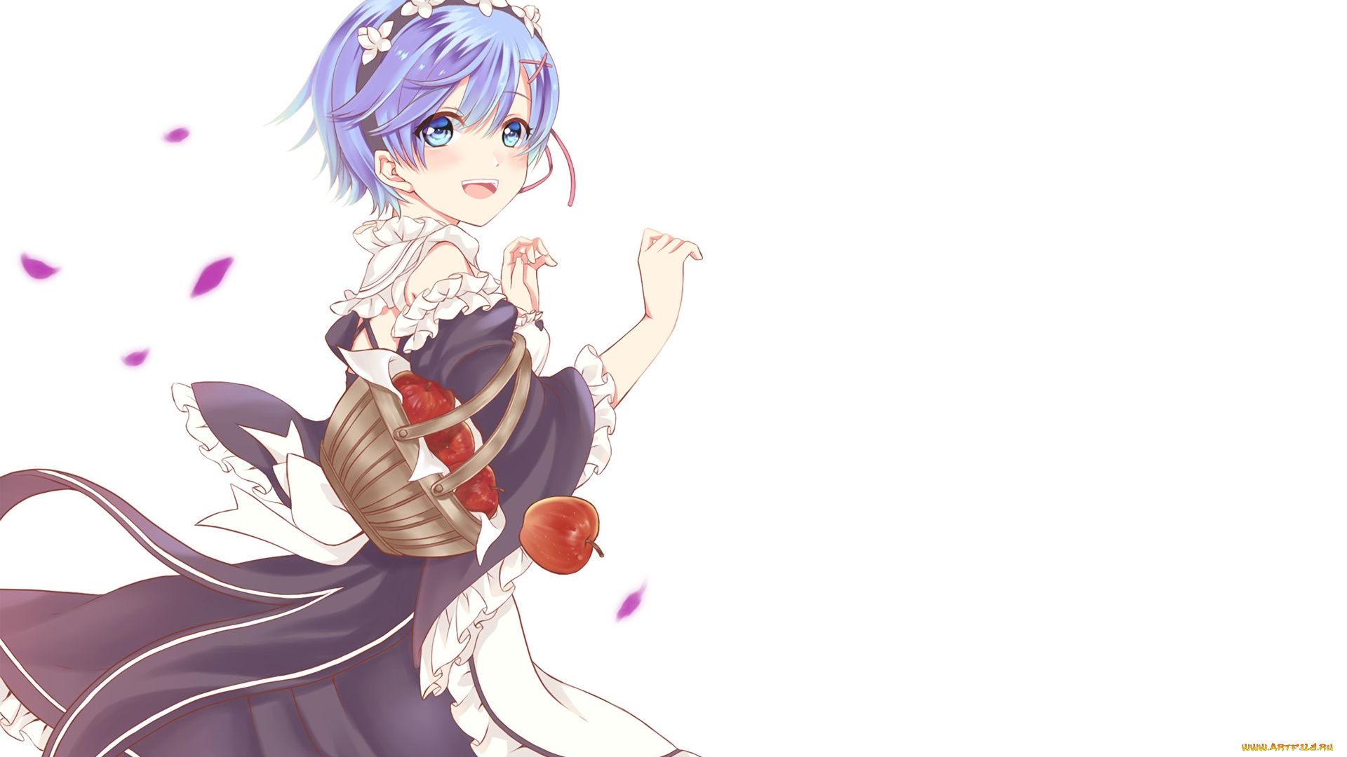 аниме, re, , zero, kara, hajimeru, isekai, seikatsu, фон, взгляд, девушка