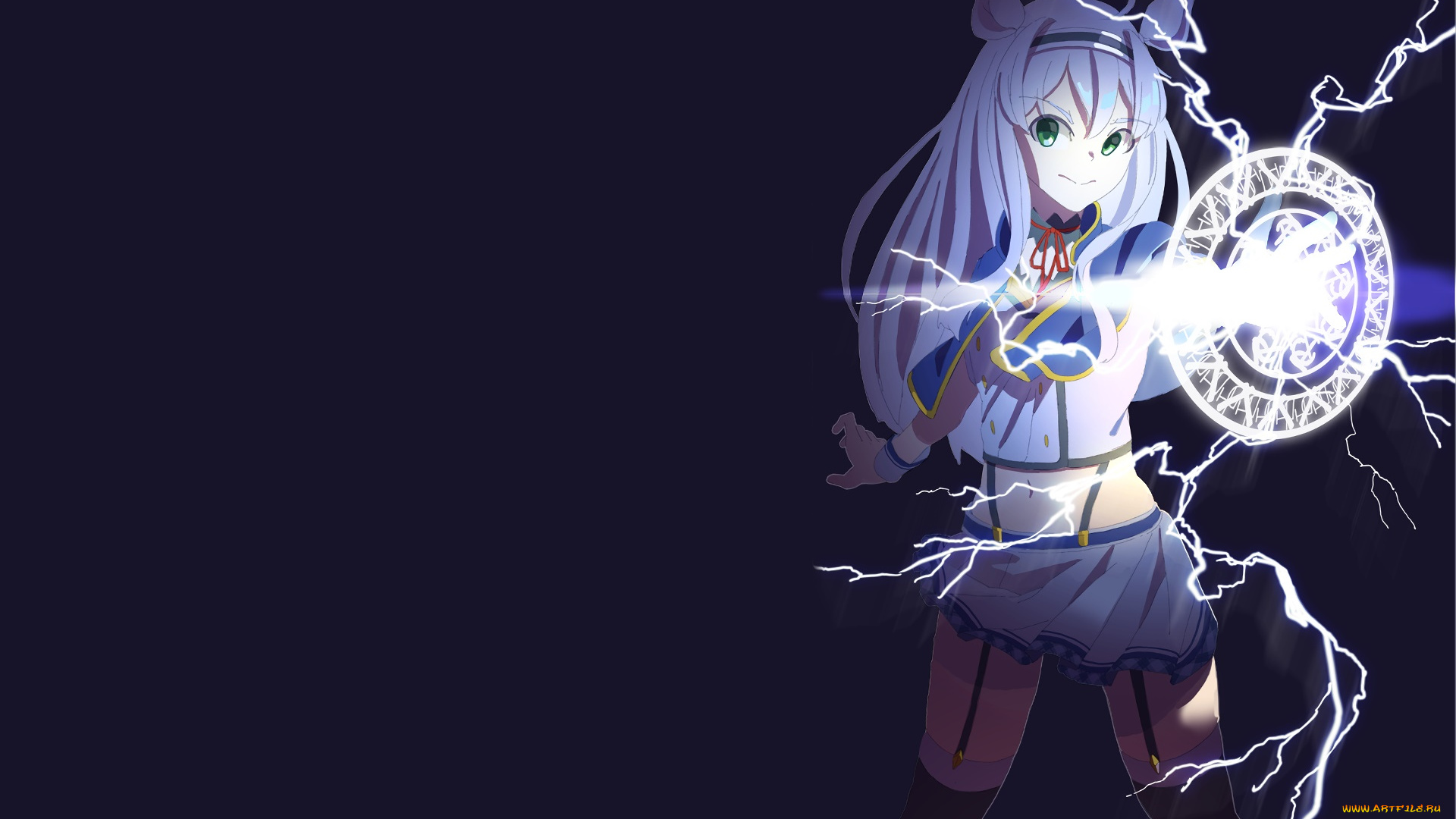 аниме, rokudenashi, majutsu, koushi, to, akashic, records, взгляд, фон, девушка