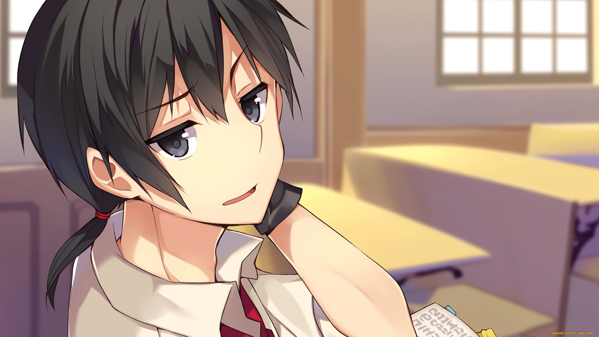 аниме, rokudenashi, majutsu, koushi, to, akashic, records, фон, девушка, взгляд