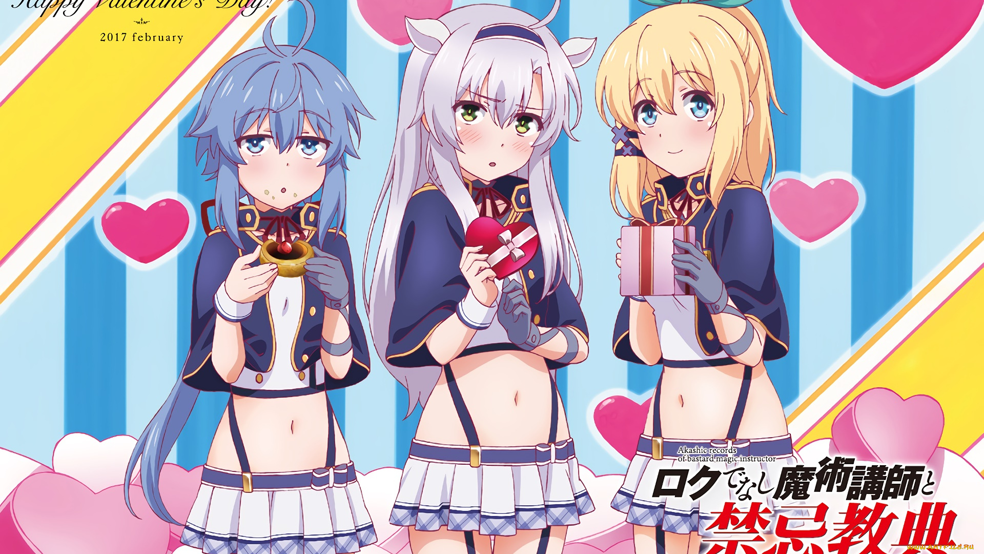 аниме, rokudenashi, majutsu, koushi, to, akashic, records, взгляд, девушки, фон