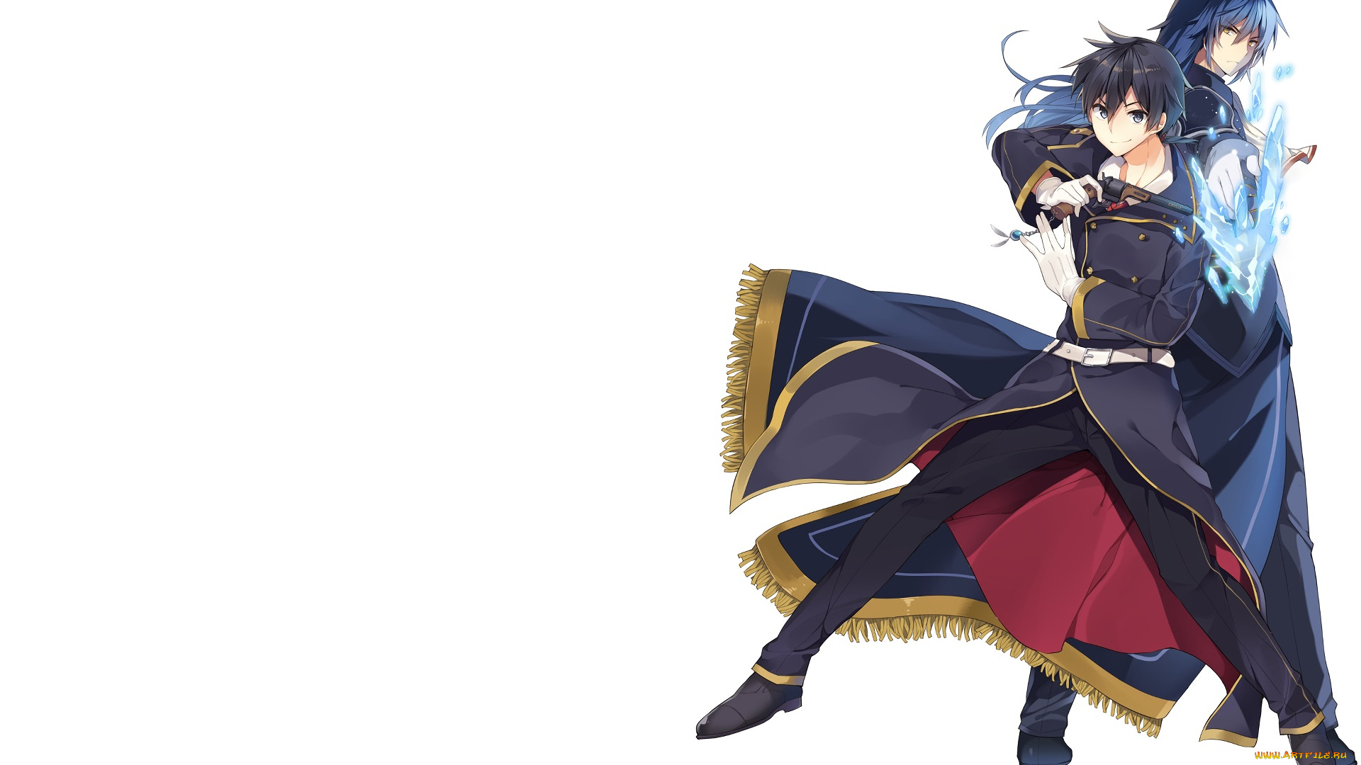 аниме, rokudenashi, majutsu, koushi, to, akashic, records, фон, взгляд, парни