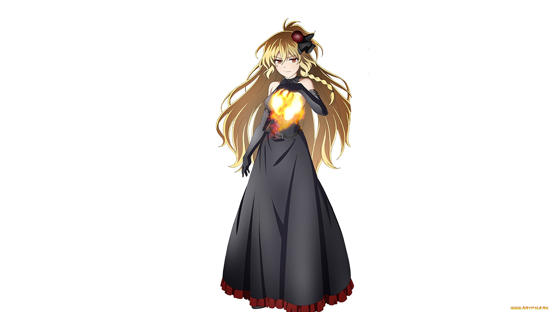 аниме, rokudenashi, majutsu, koushi, to, akashic, records, взгляд, девушка, фон