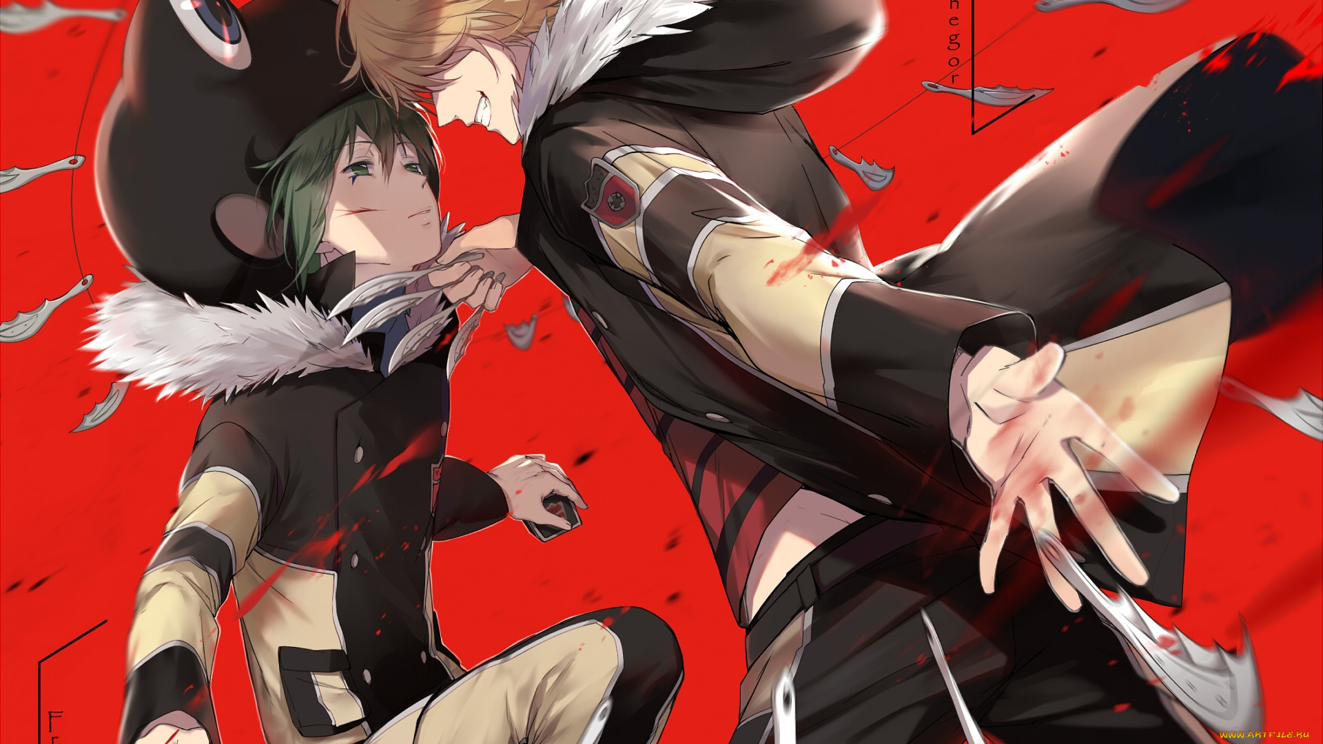 аниме, unknown, , другое, фон, взгляд, девушка