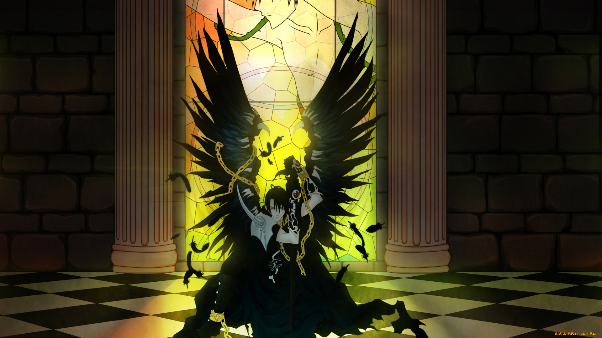 аниме, uragiri, wa, boku, no, namae, wo, shitteiru, ангел