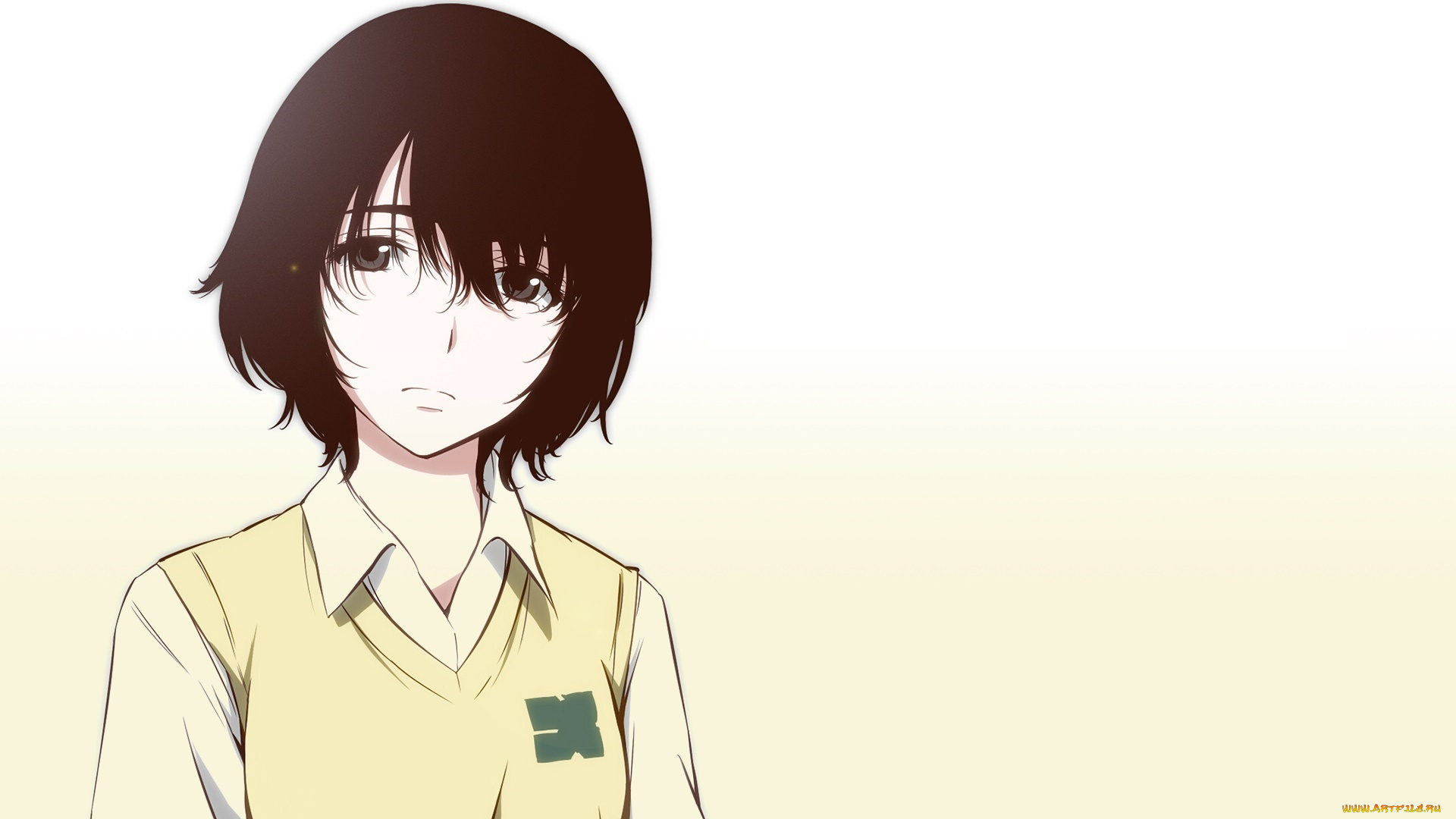 аниме, zankyou, no, terror, фон, взгляд, девушка