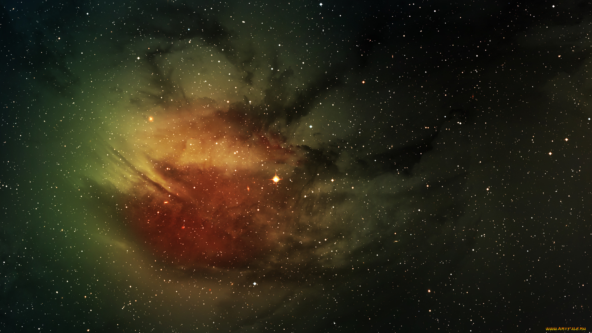 космос, галактики, туманности, туманность, звезды, облако, галактика