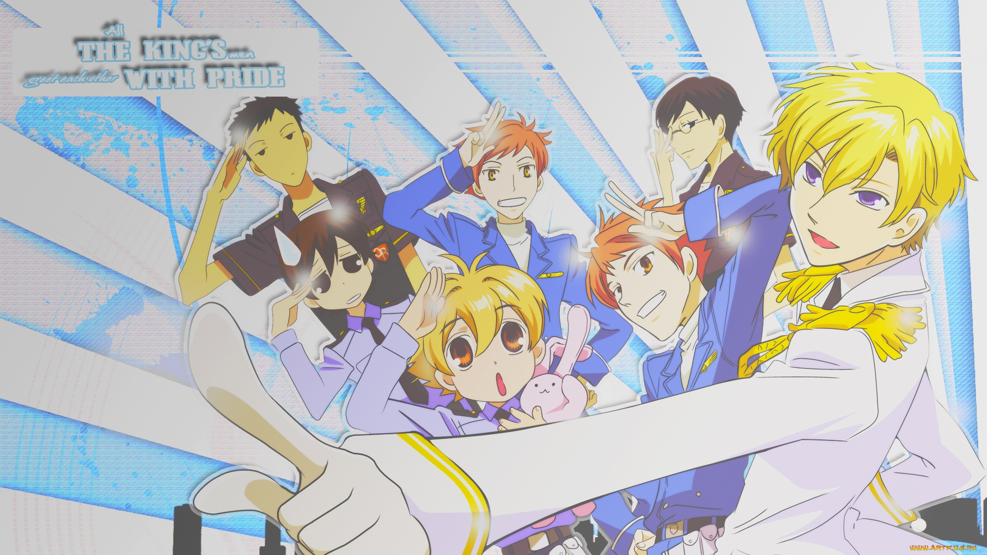 ouran, high, school, host, club, аниме, персонажи