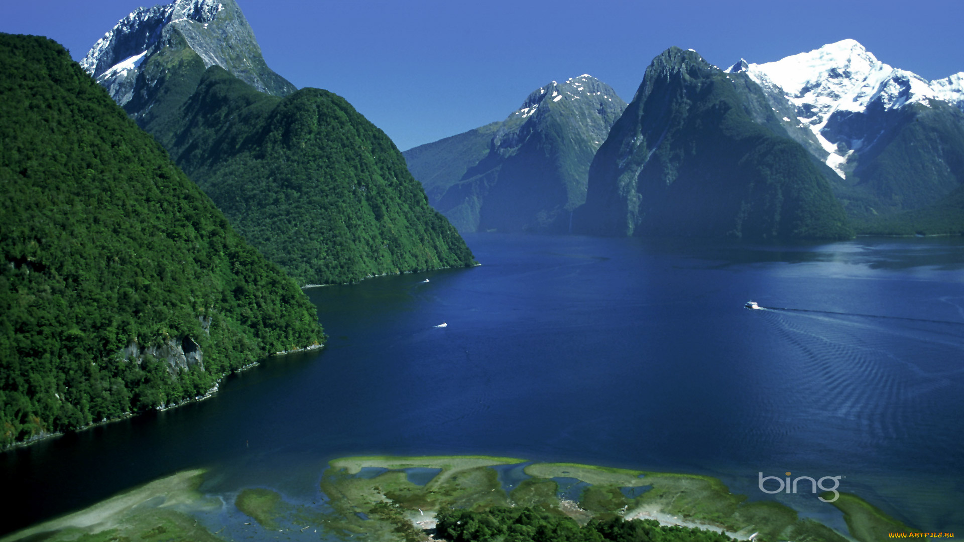 природа, пейзажи, горы, озеро