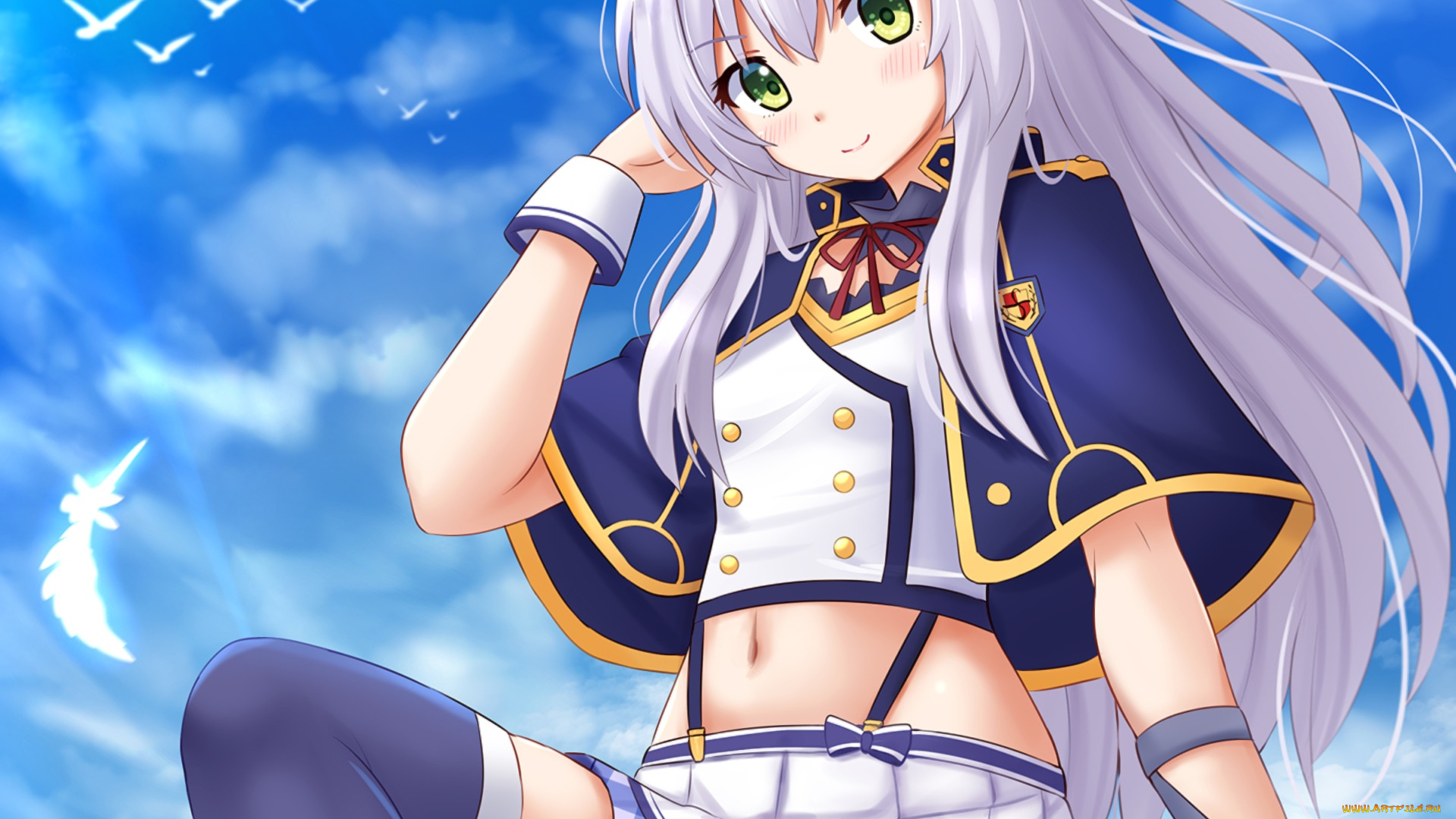 rokudenashi, majutsu, koushi, to, akashic, records, аниме, фон, взгляд, девушка