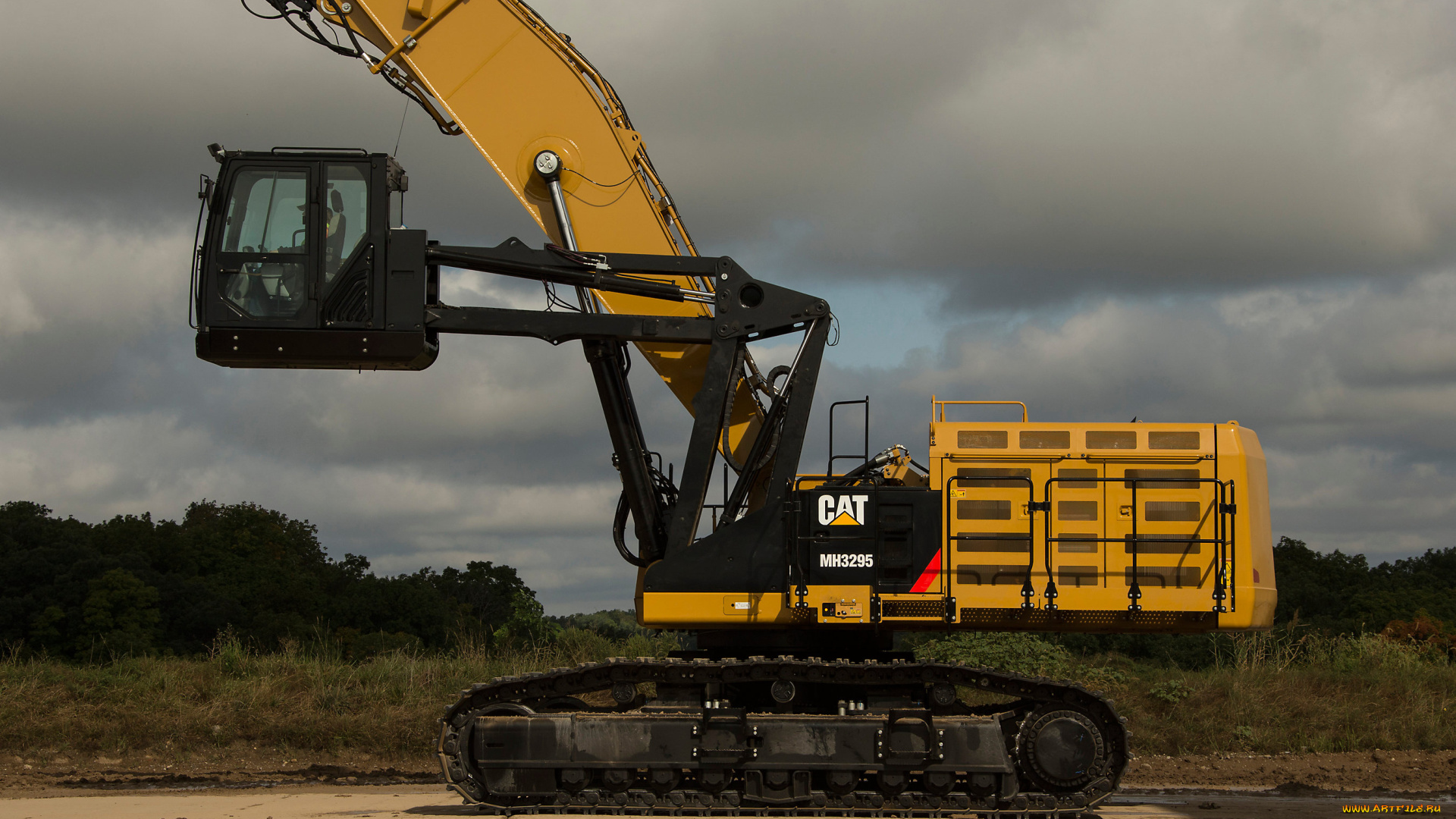 техника, экскаваторы, caterpillar