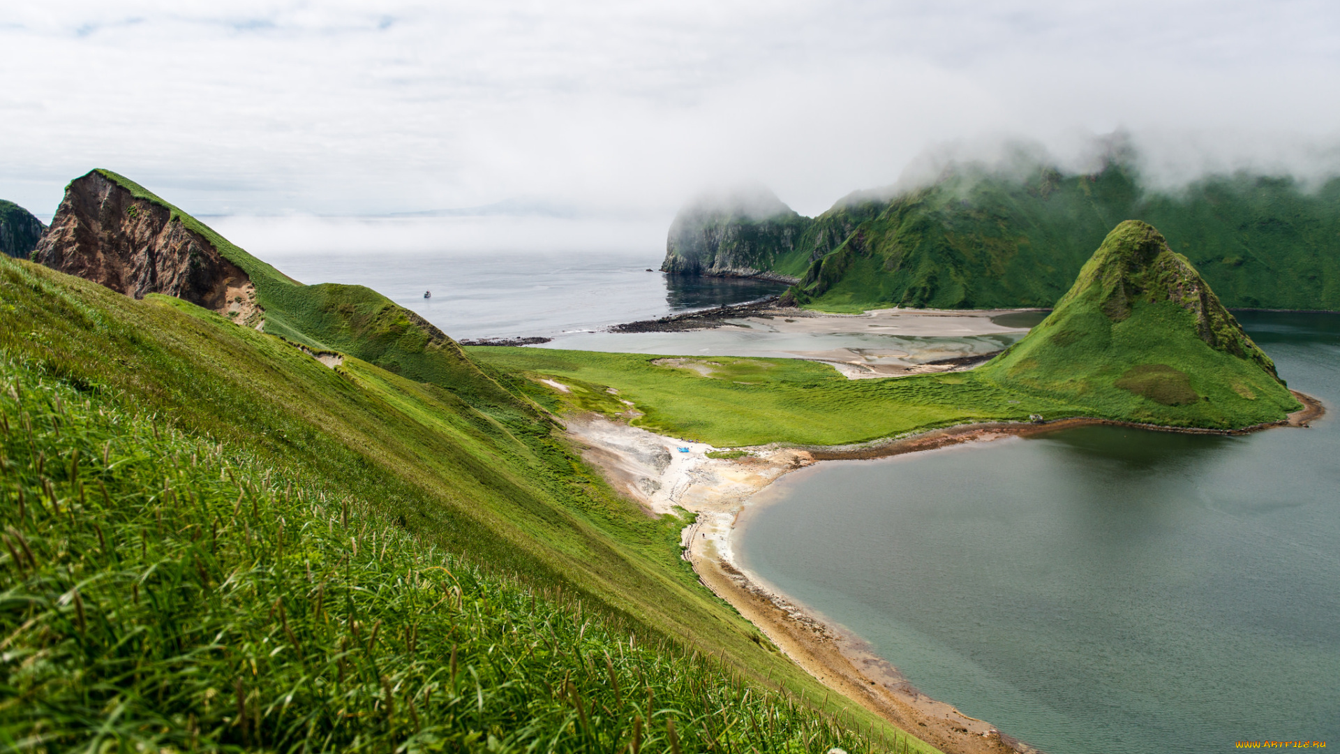 ушишир, природа, побережье, курилы