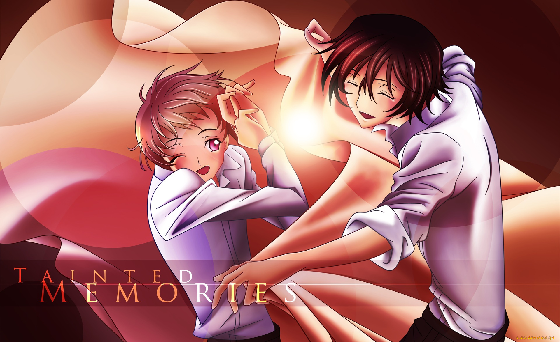 аниме, code, geass, девушка, фон, взгляд