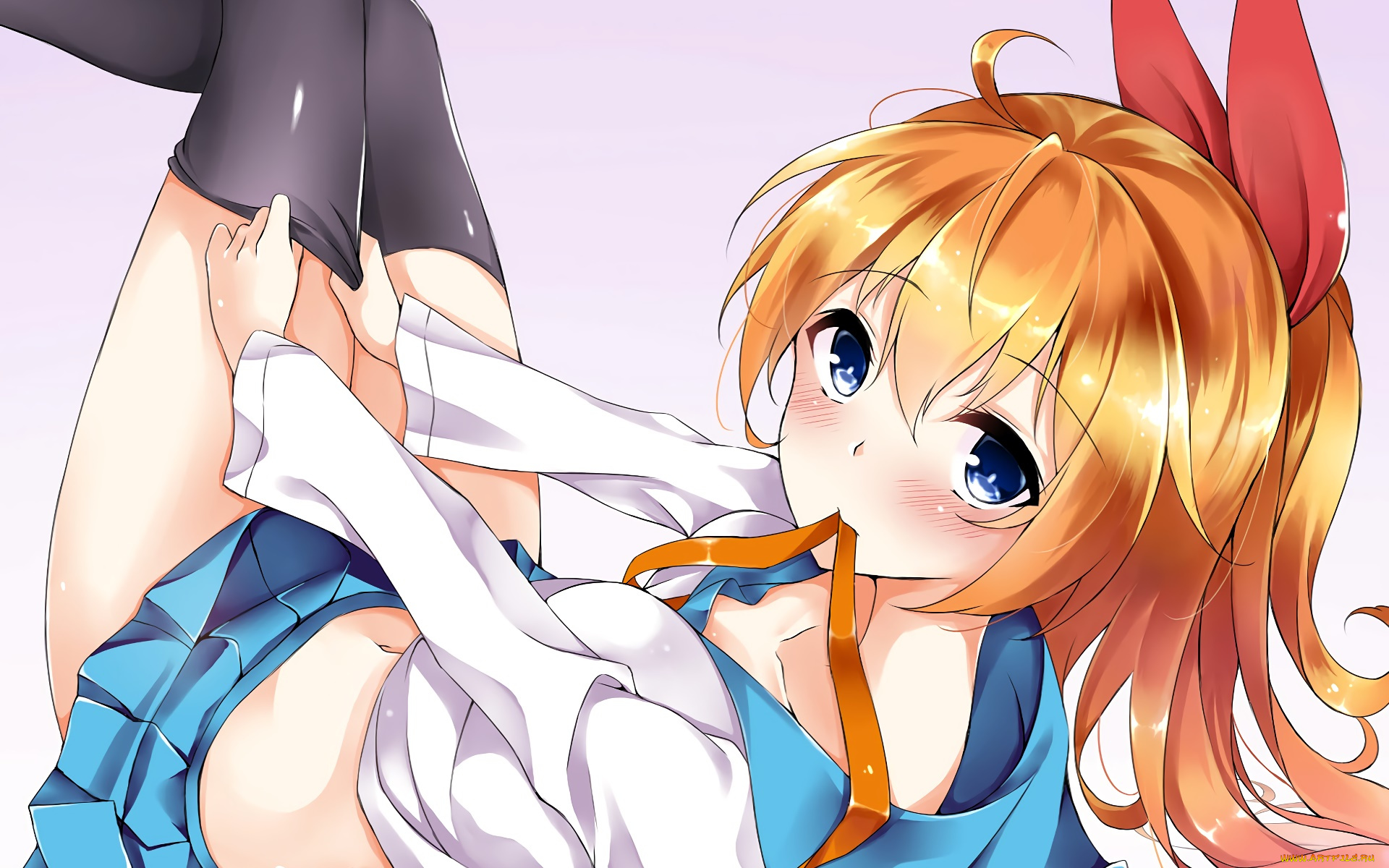 аниме, nisekoi, взгляд, фон, девушка