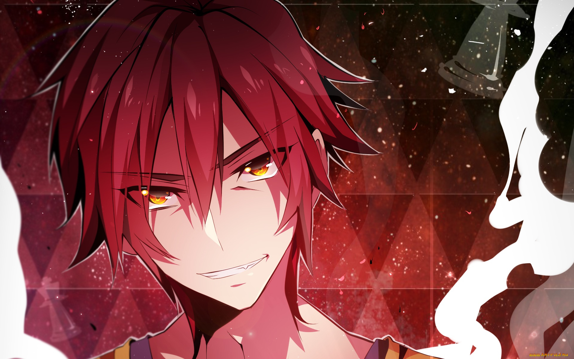 аниме, no, game, no, life, фон, взгляд, девушка